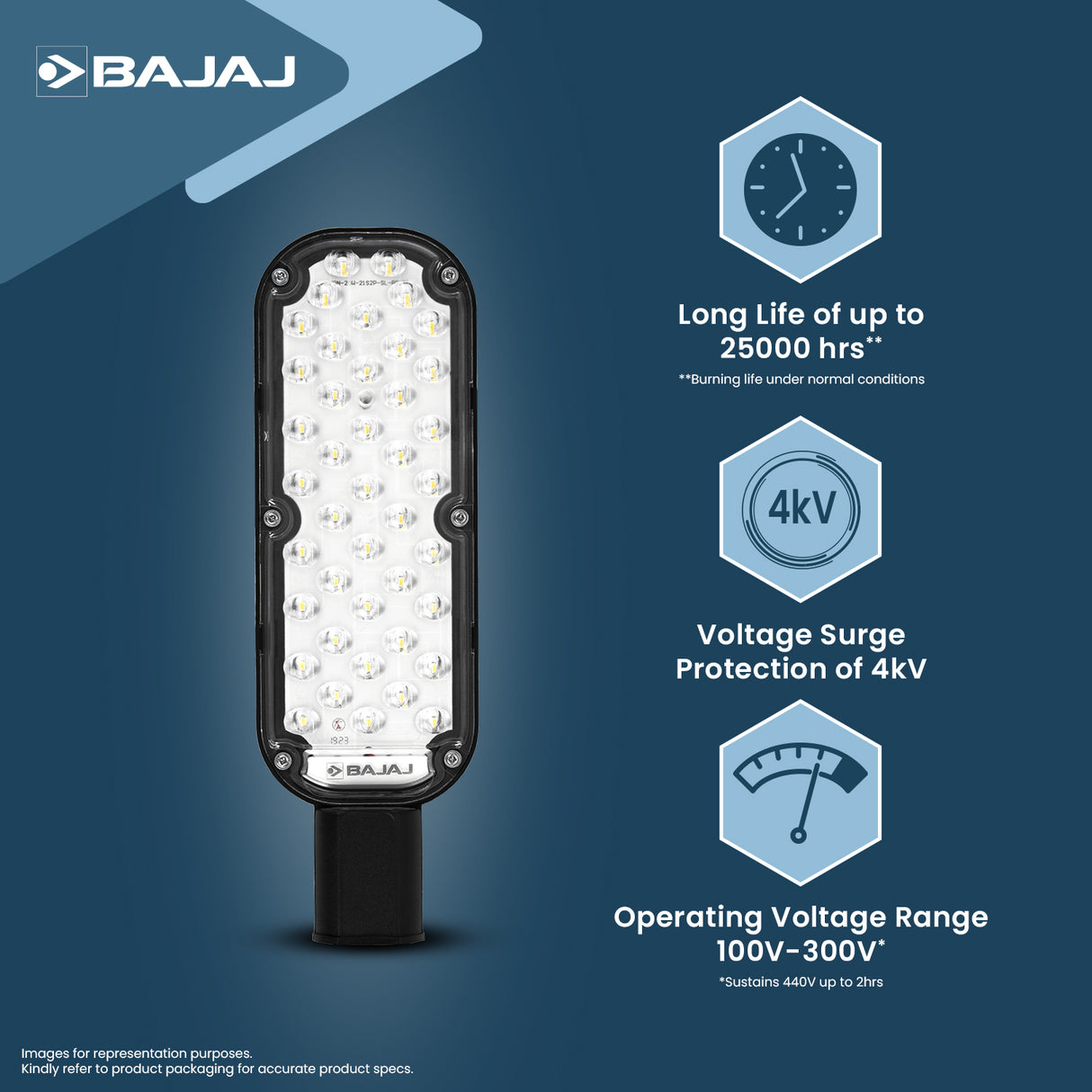 BAJAJ ROBUSTA LED FLOOD LIGHT CCT