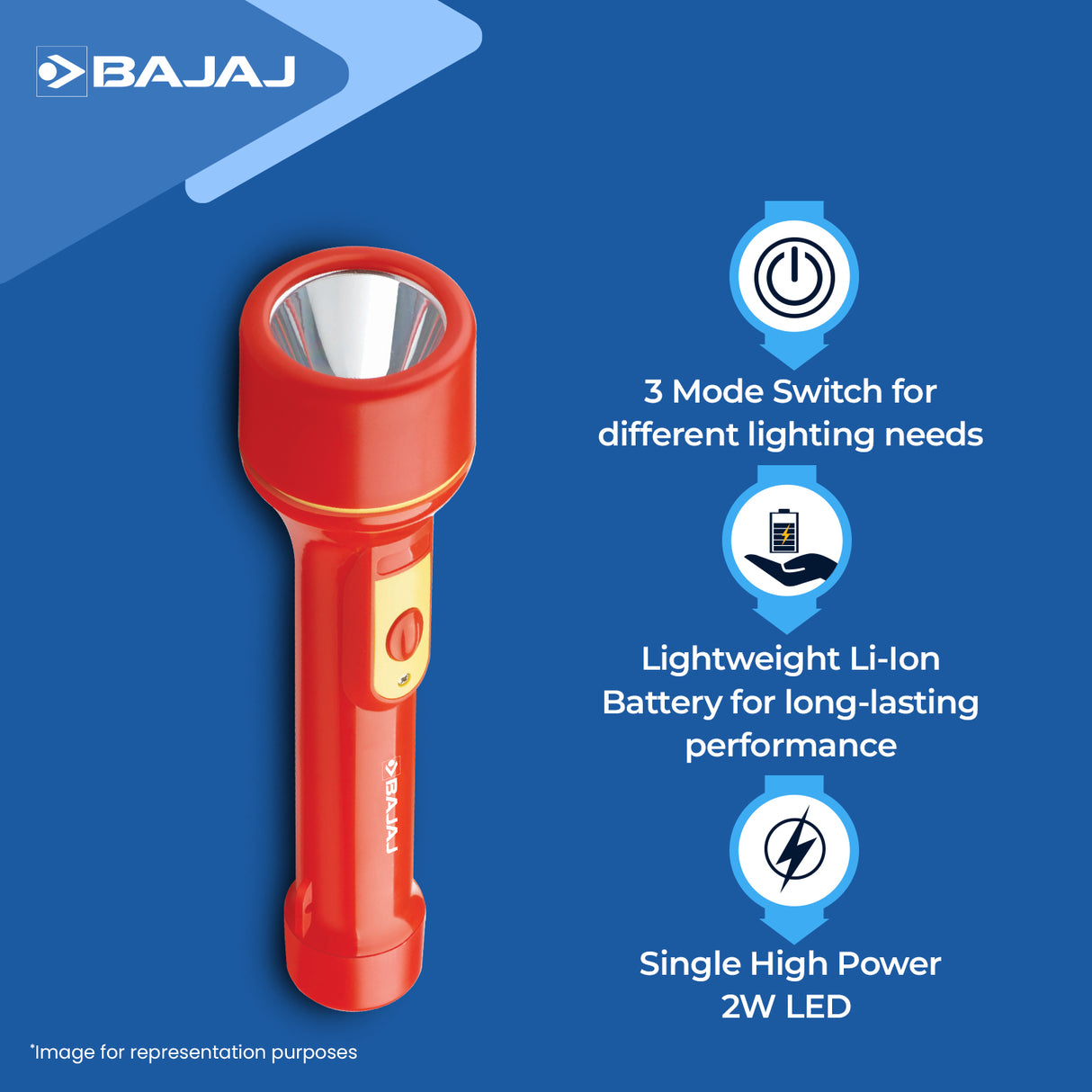 RAFTAAR JUMBO LED RC Torch