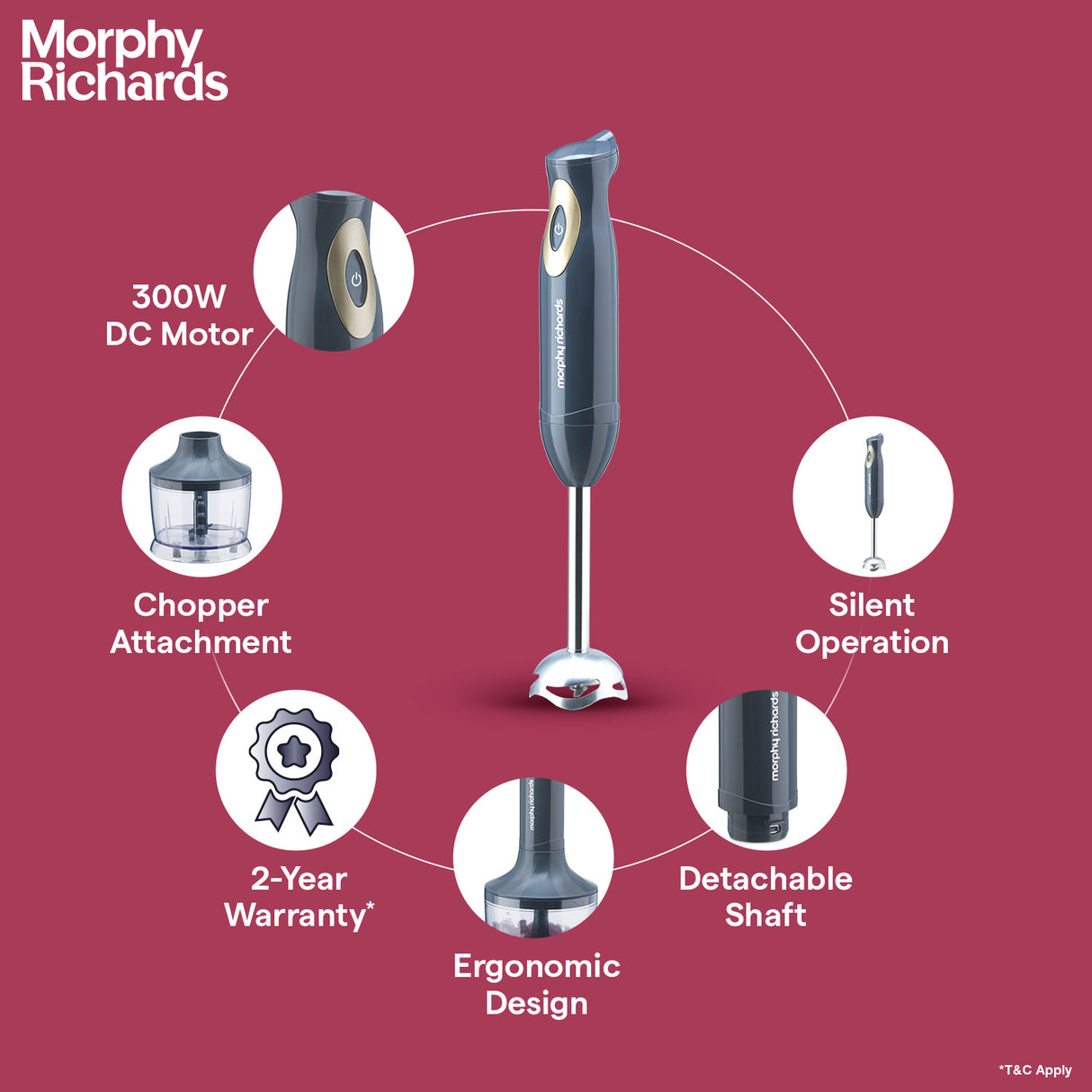 Morphy Richards Pronto Plus Hand Blender