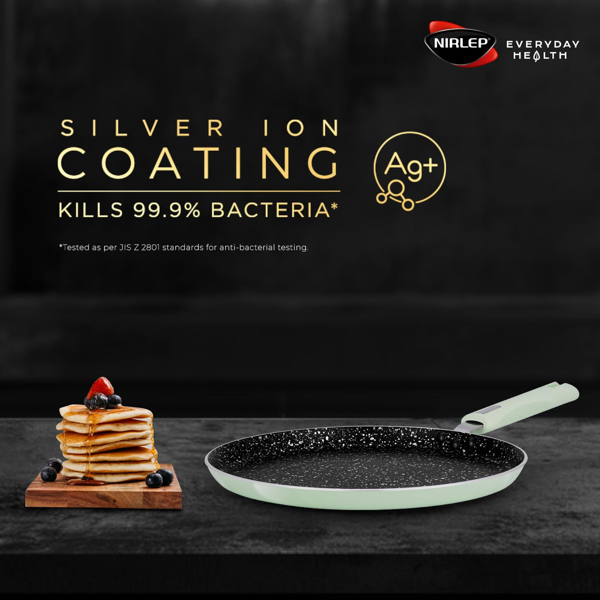 Nutrihealth Pro Non Stick Aluminium Flat Griddle