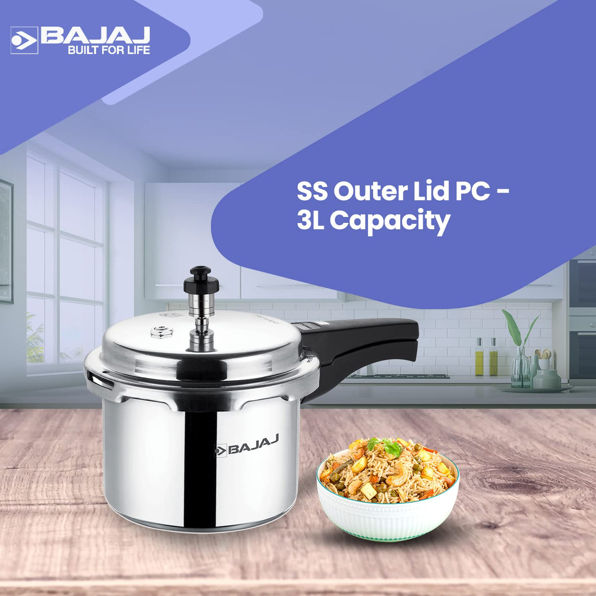 Outer Lid Stainless Steel Pressure Cooker