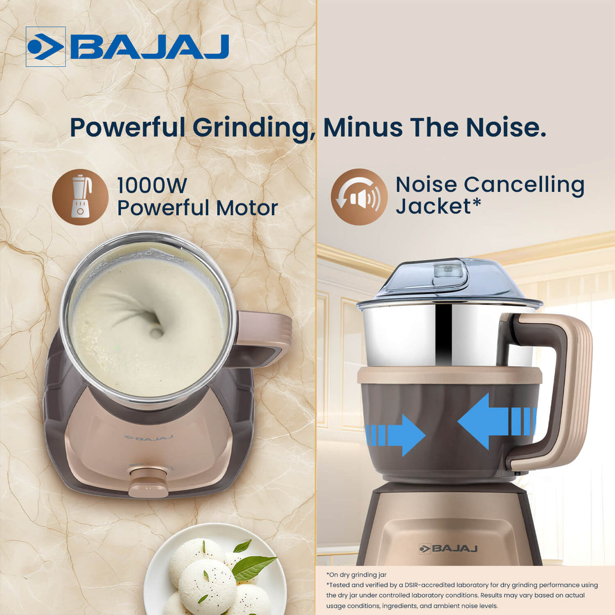 Bajaj Style Mix 1000W 5 Jar Mixer Grinder