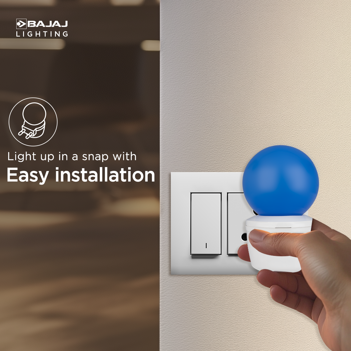 LEDZ Ping Pong Plug lamp