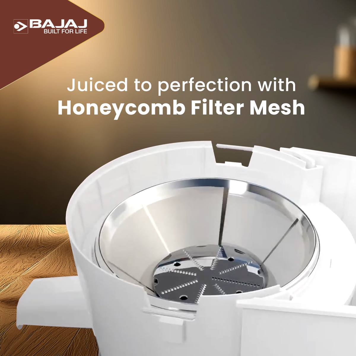 Bajaj Ninja Series PowerBlend 1000W Juicer Mixer Grinder