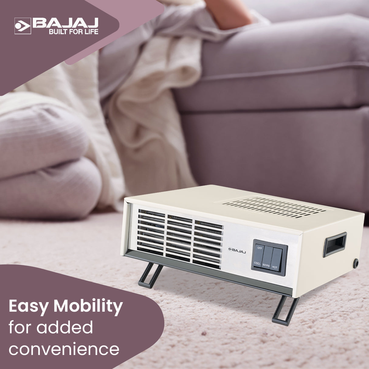 Bajaj Blow Hot Fan Convector Room Heater