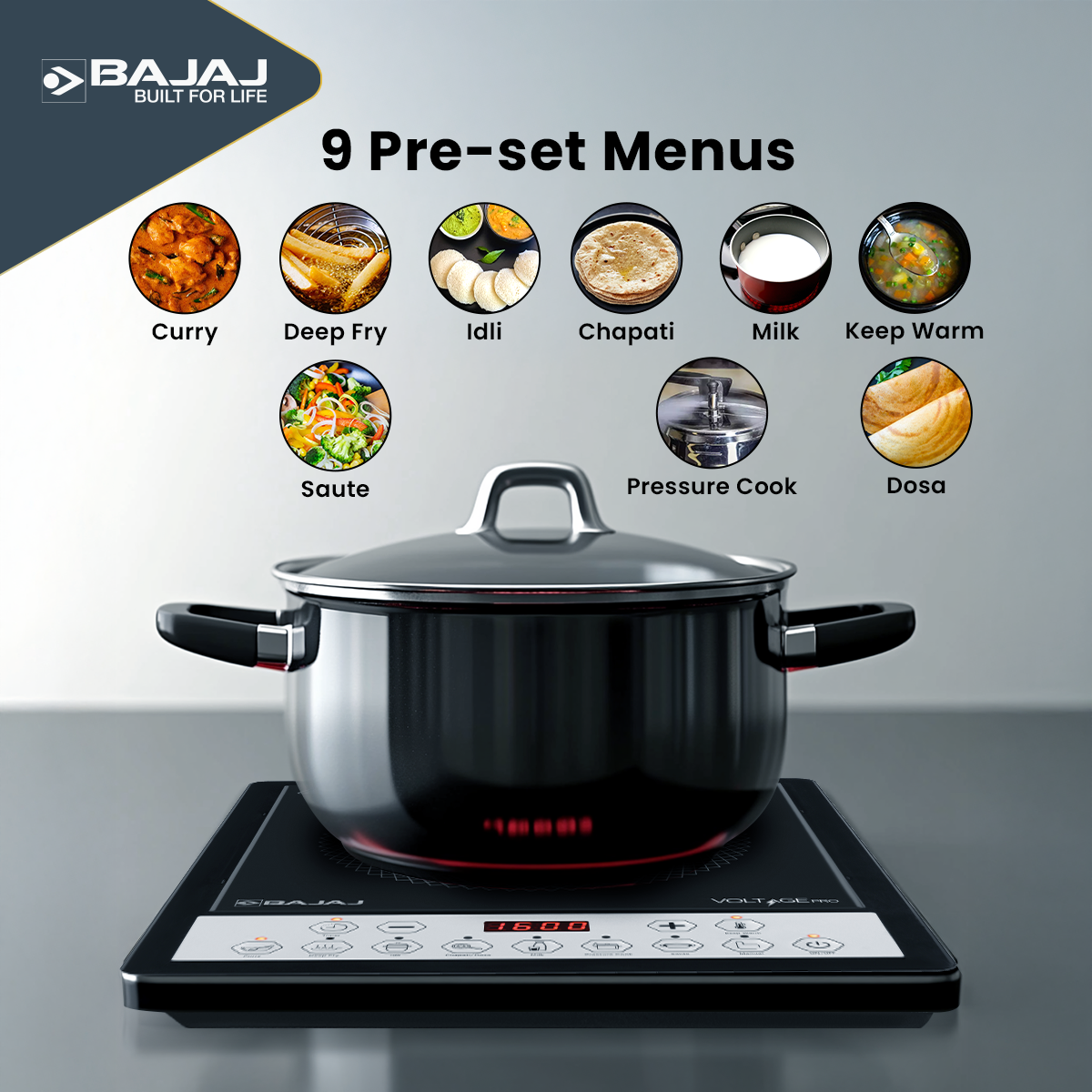 Bajaj 160TS Neo 1600W Induction Stove
