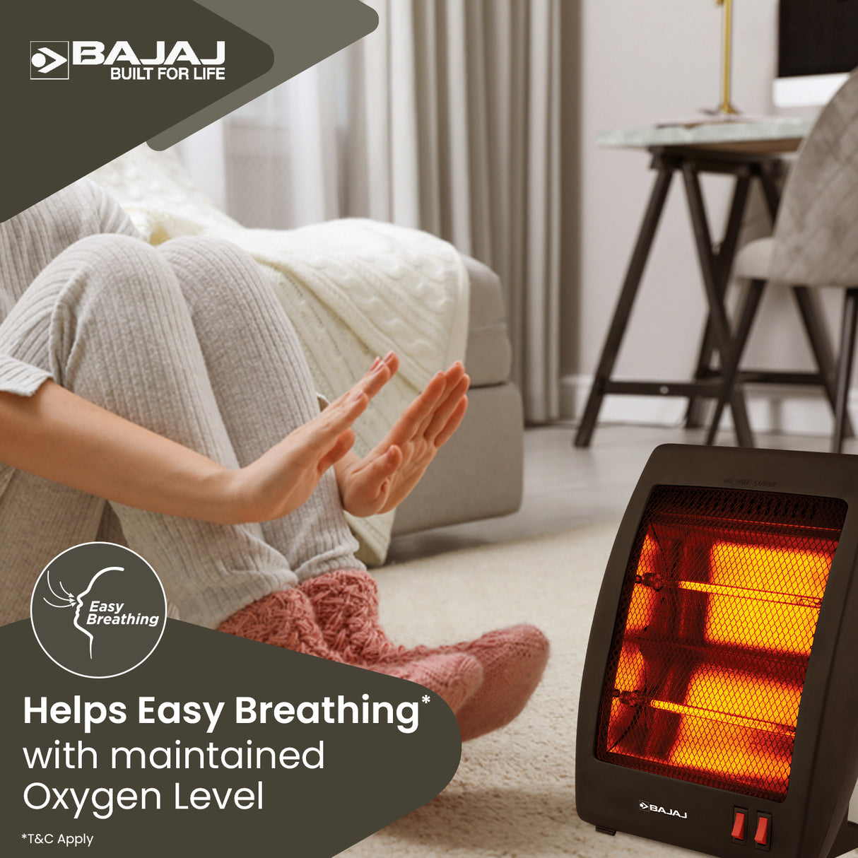 Bajaj RH2C Carbon Room Heater