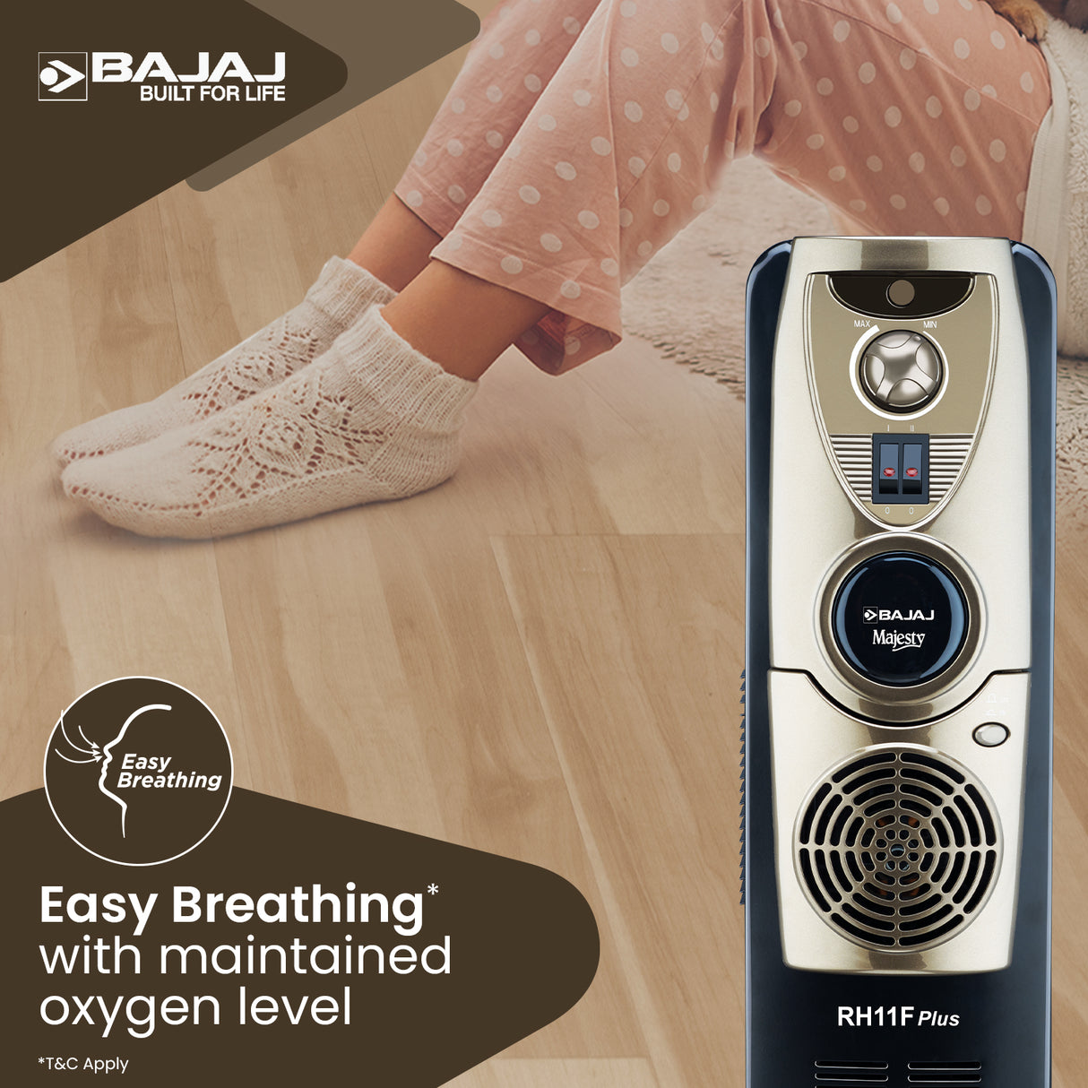 Bajaj Majesty RH Plus OFR Room Heater