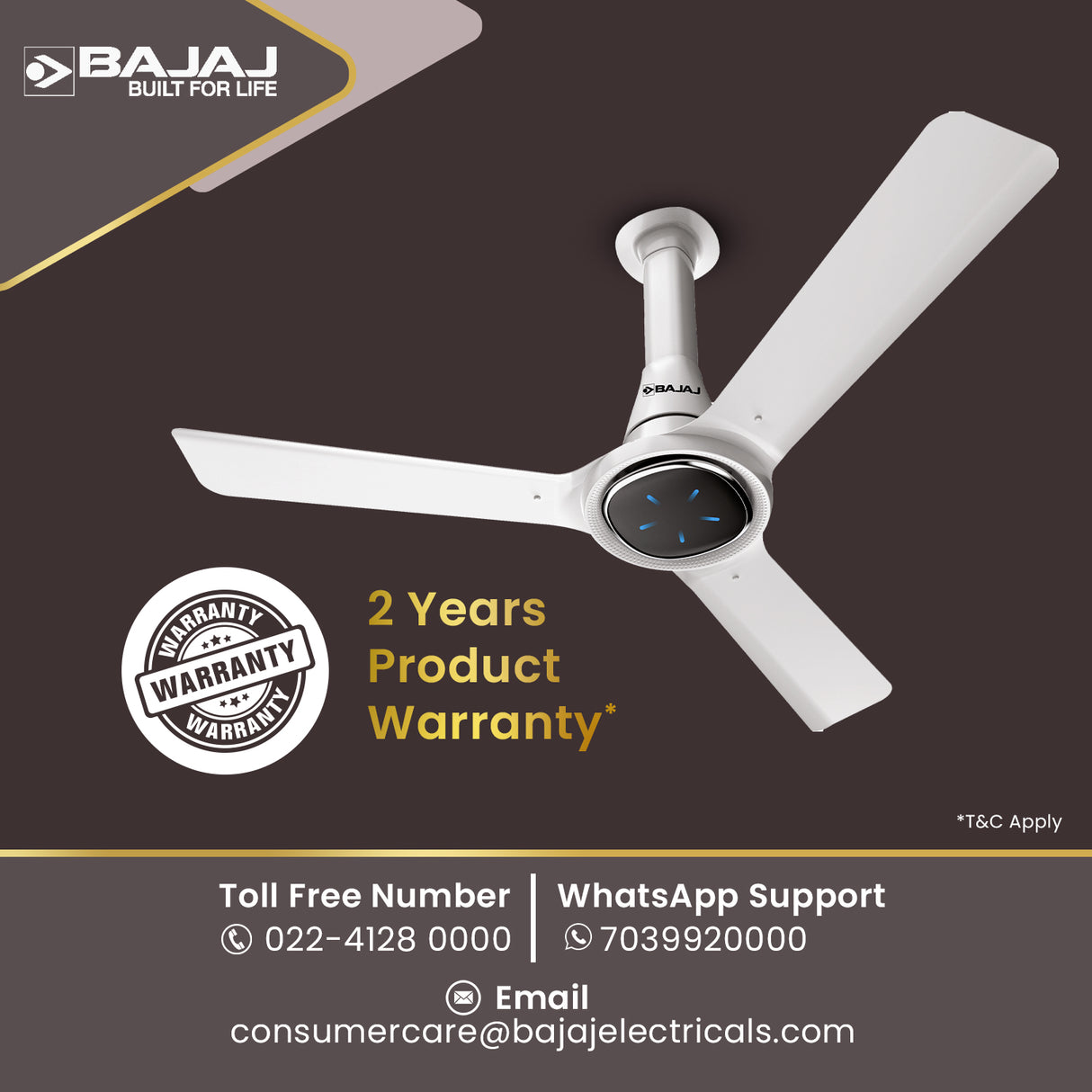 Eurostos 1200mm Ceiling Fan
