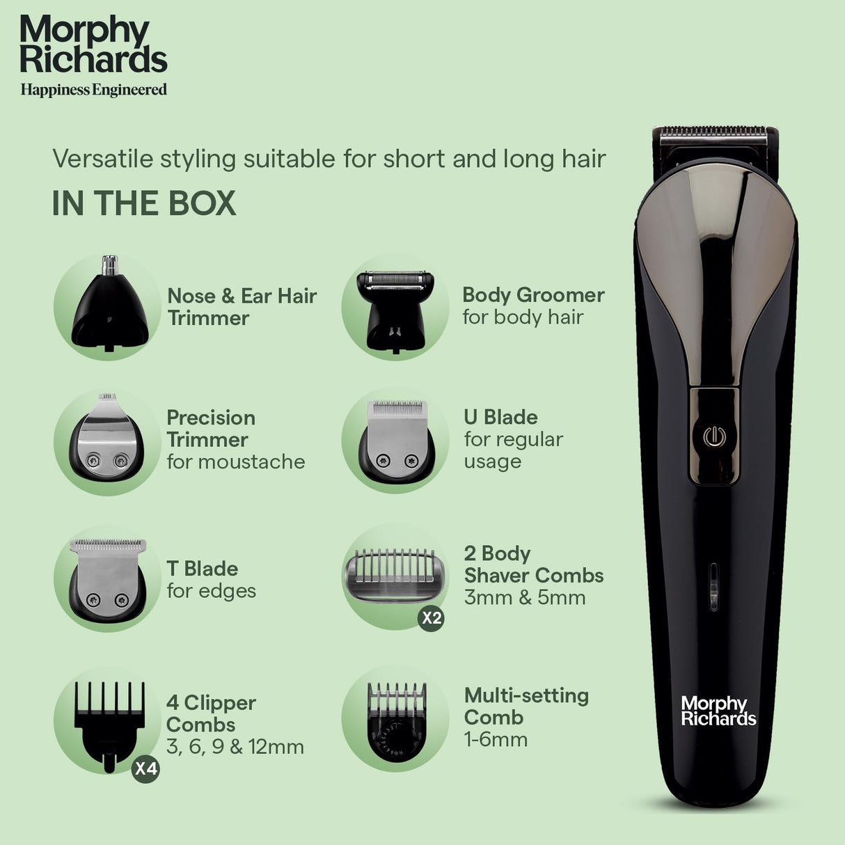 Morphy Richards Kingsman Pro 12-in-1 Body Groomer
