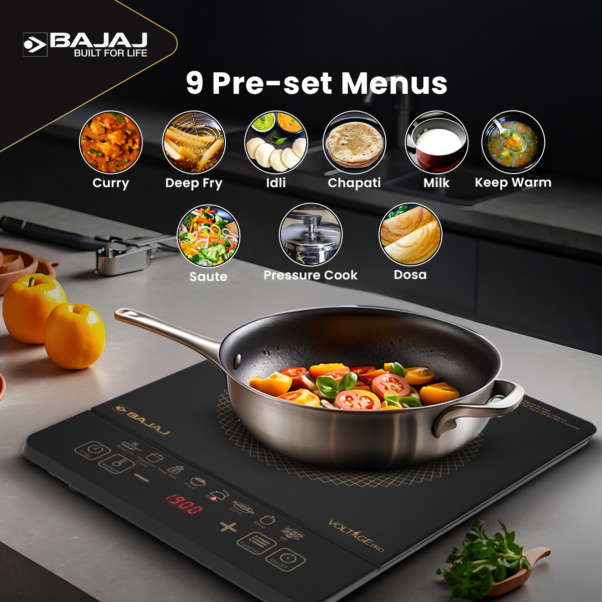Bajaj ICX 190FS 1900W Induction Stove
