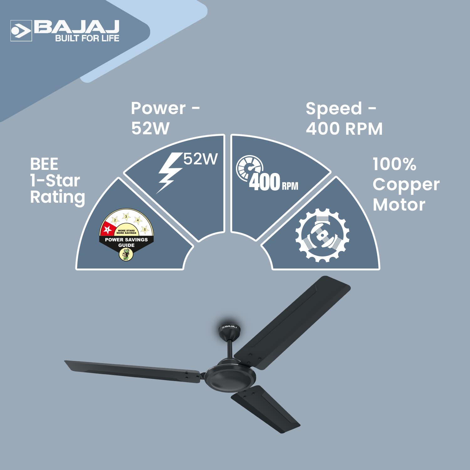 Durato 12S1 1200mm Ceiling Fan