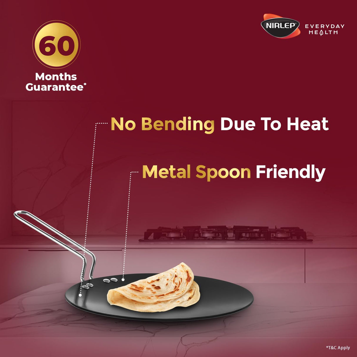 Ebony Hard Anodised Concave Griddle