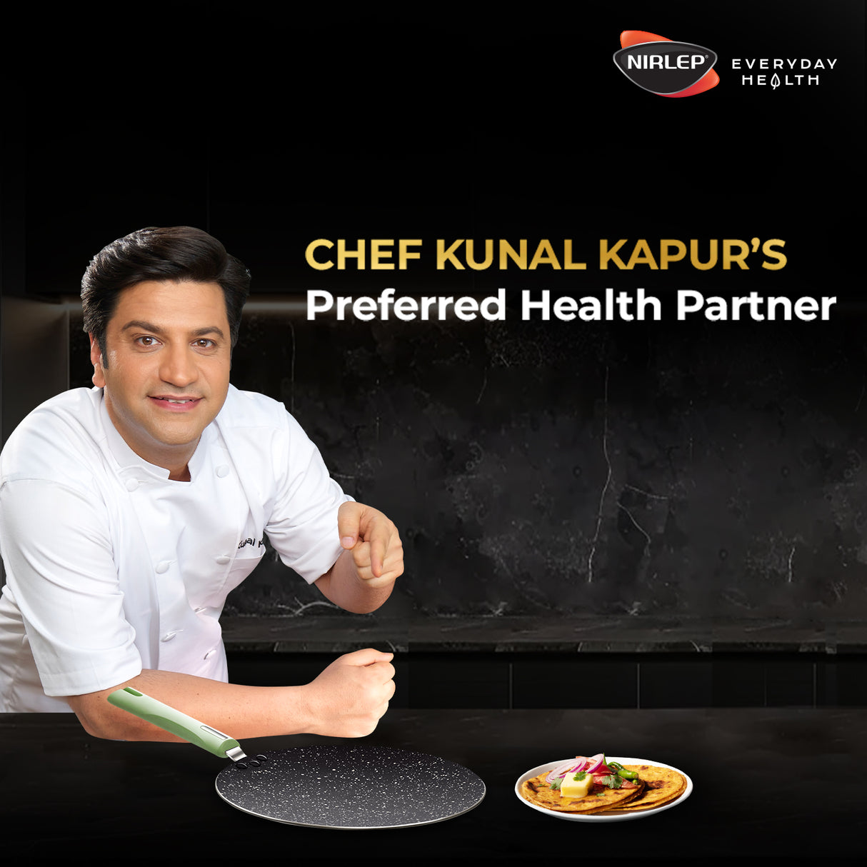 Nutrihealth Pro  Non Stick Aluminium Induction Flat Tawa