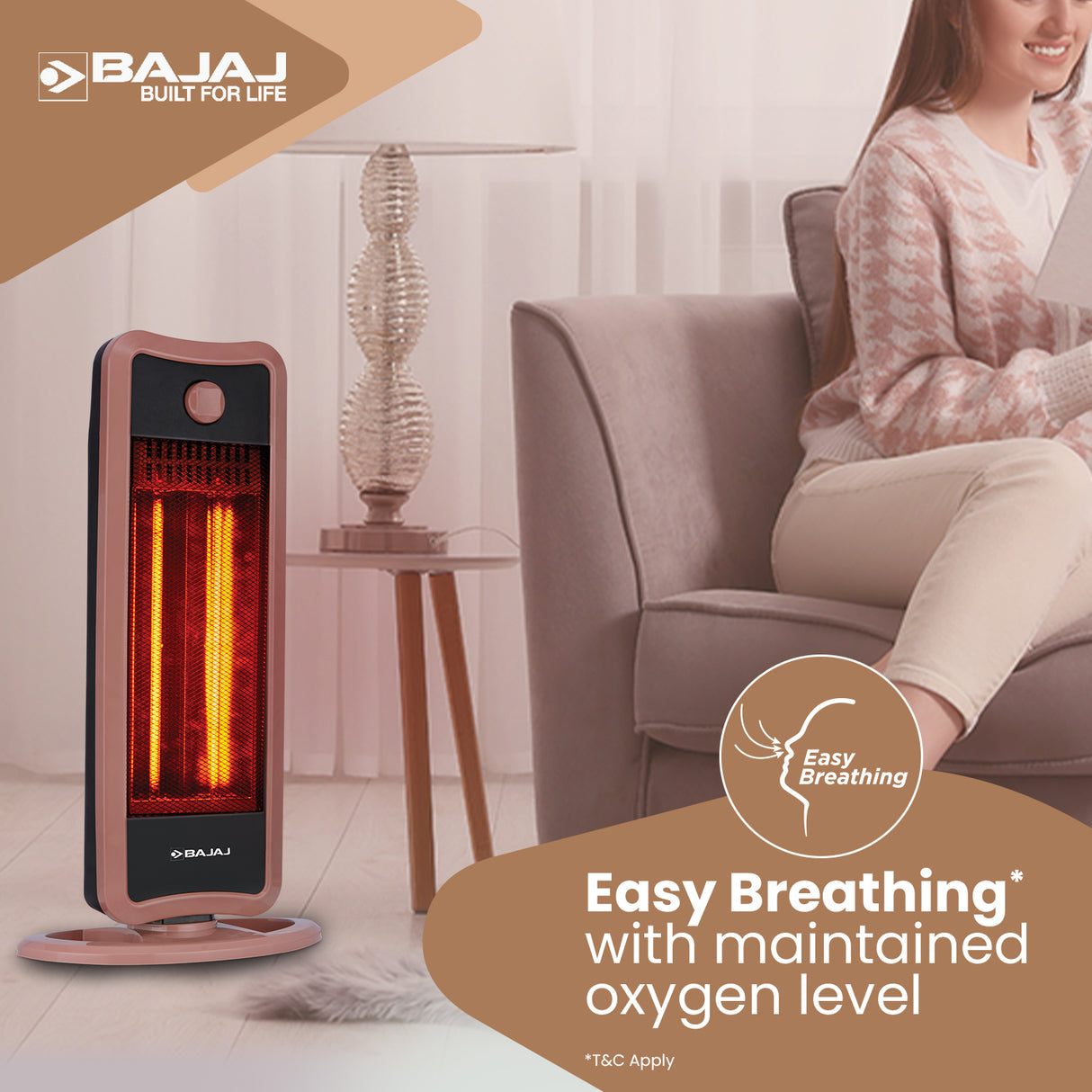 Bajaj RHT2C Carbon Room Heater