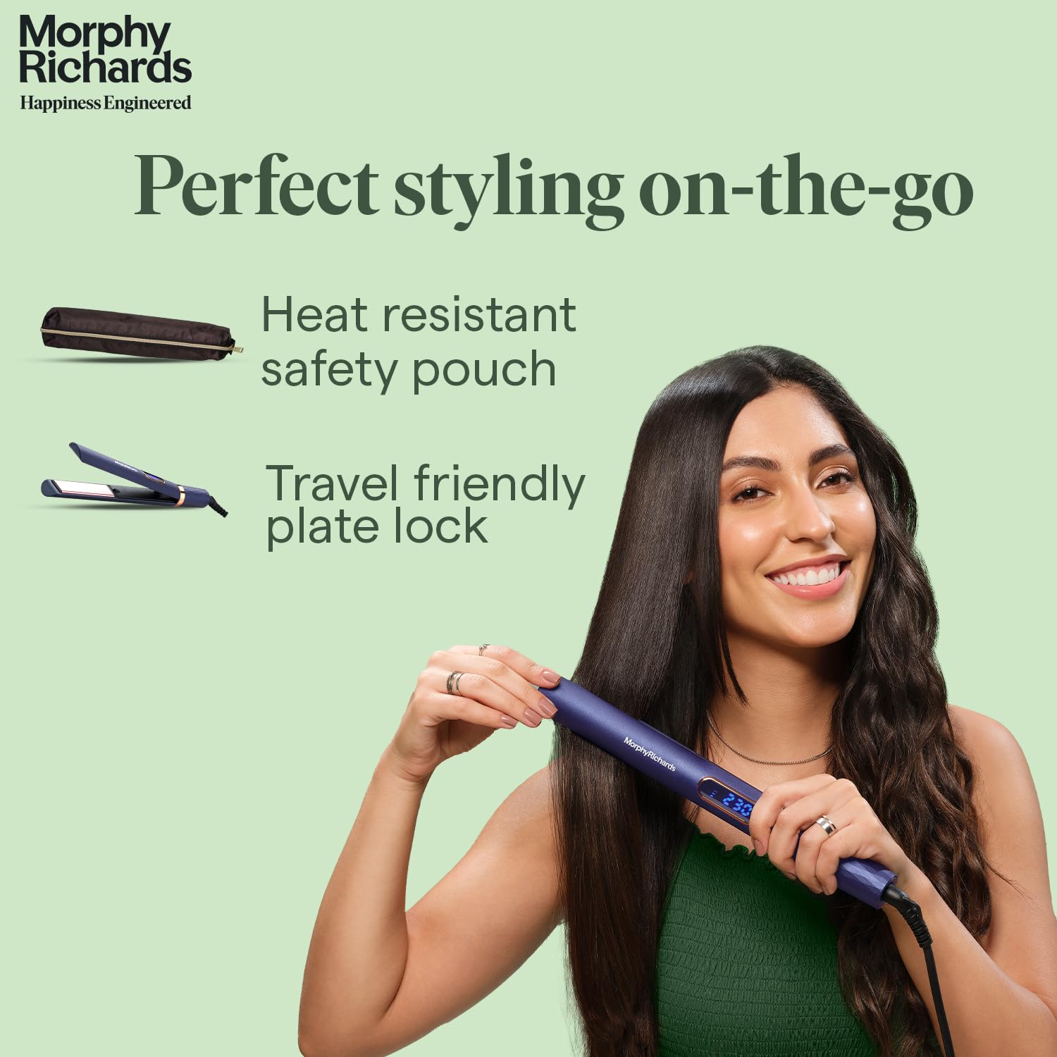 Morphy Richards KeraFlow HS3511 Keratin and Ionic Hair Straightener