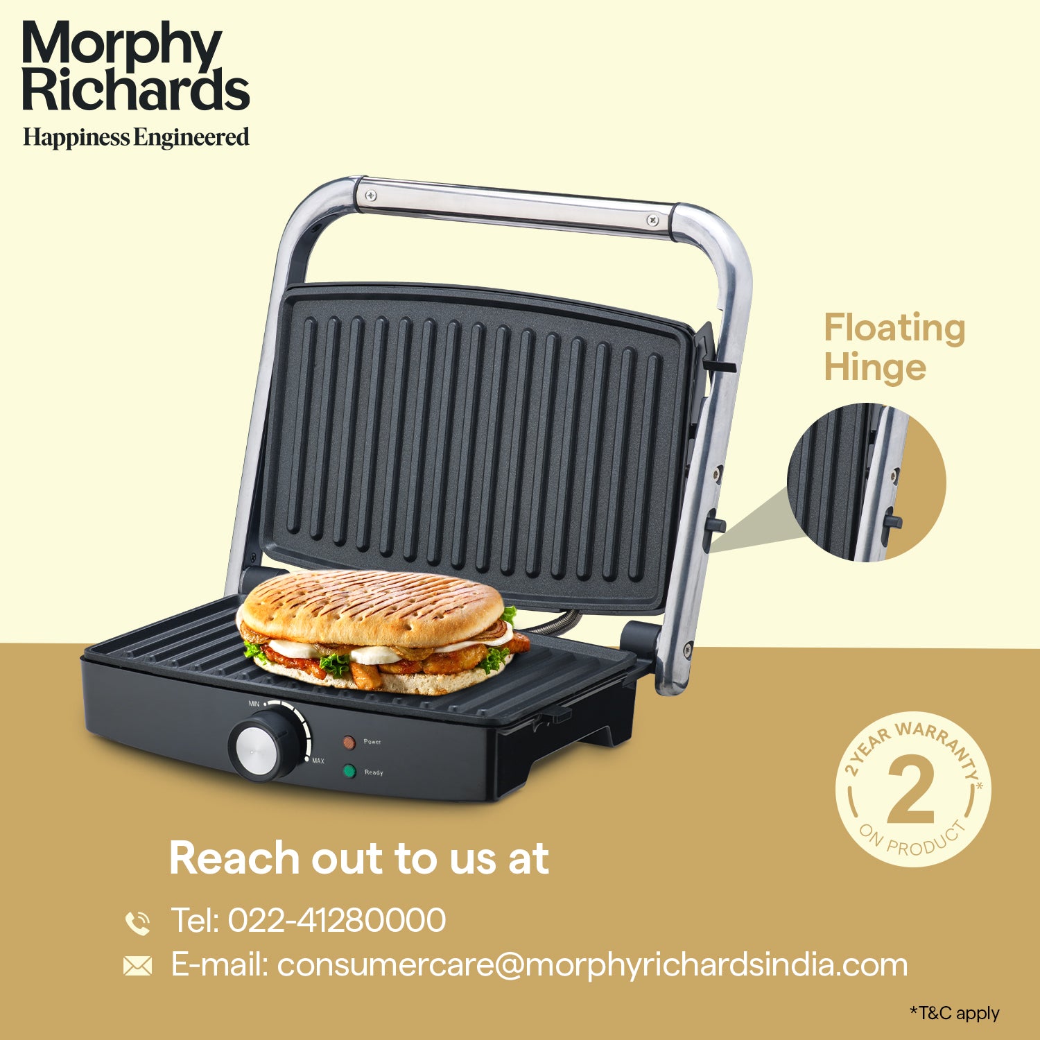 Imperio Series SM72 Sandwich Maker