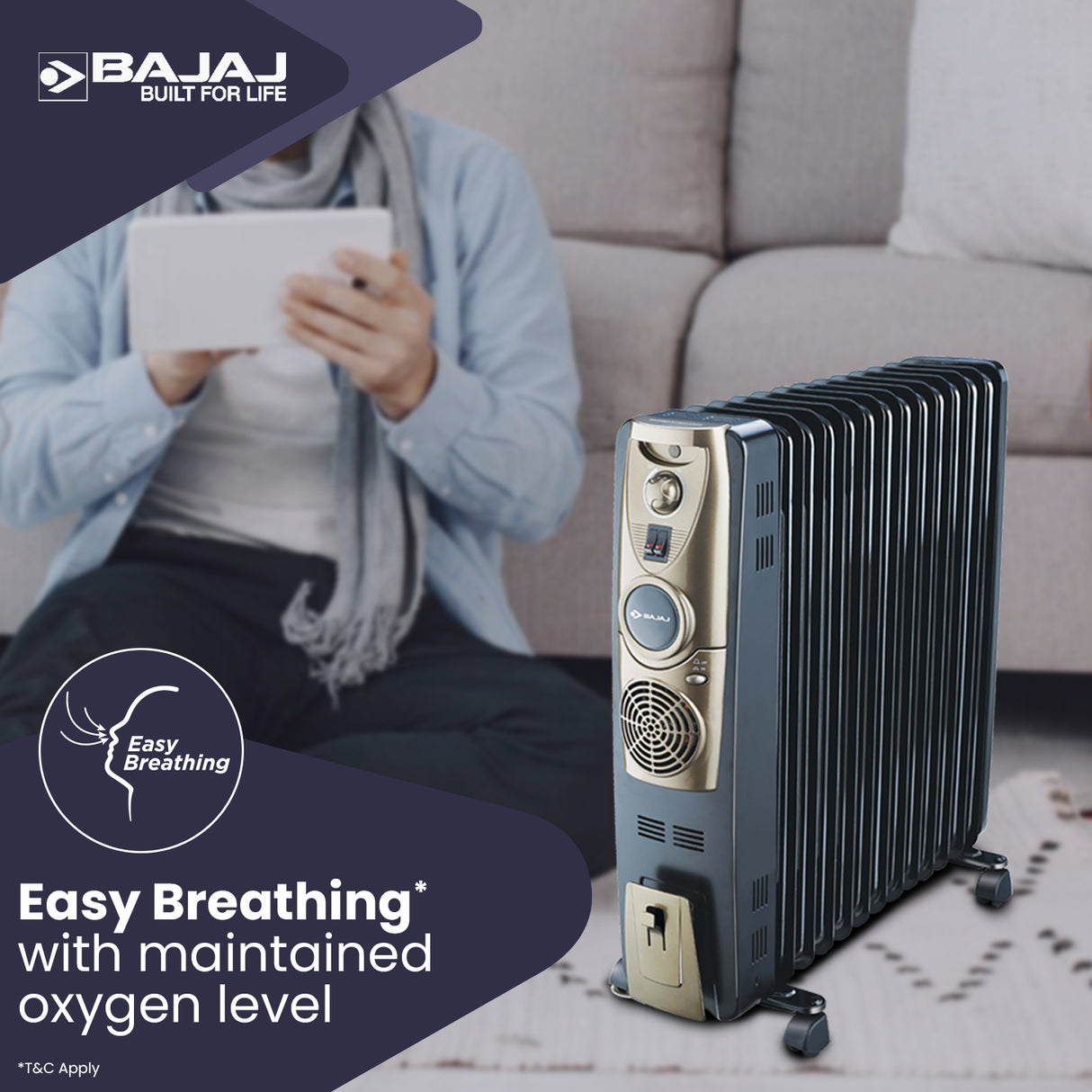 Bajaj Majesty RH Plus OFR Room Heater