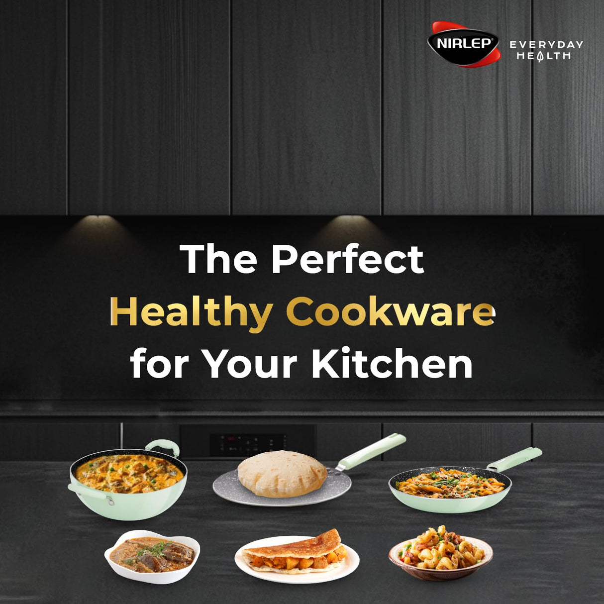 Nutrihealth Pro Non Stick Aluminium Flat Griddle