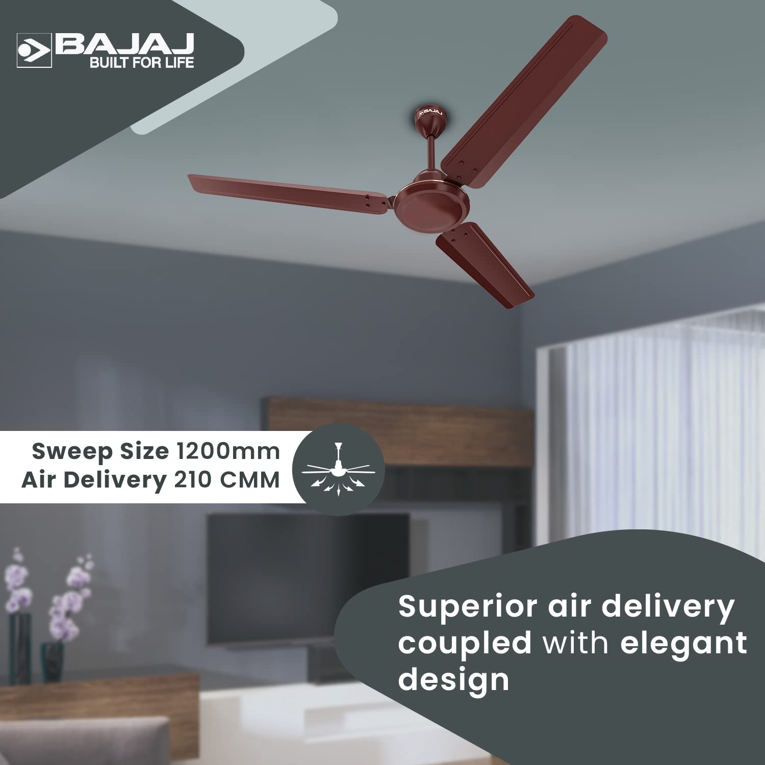 Durato 12S1 1200mm Ceiling Fan