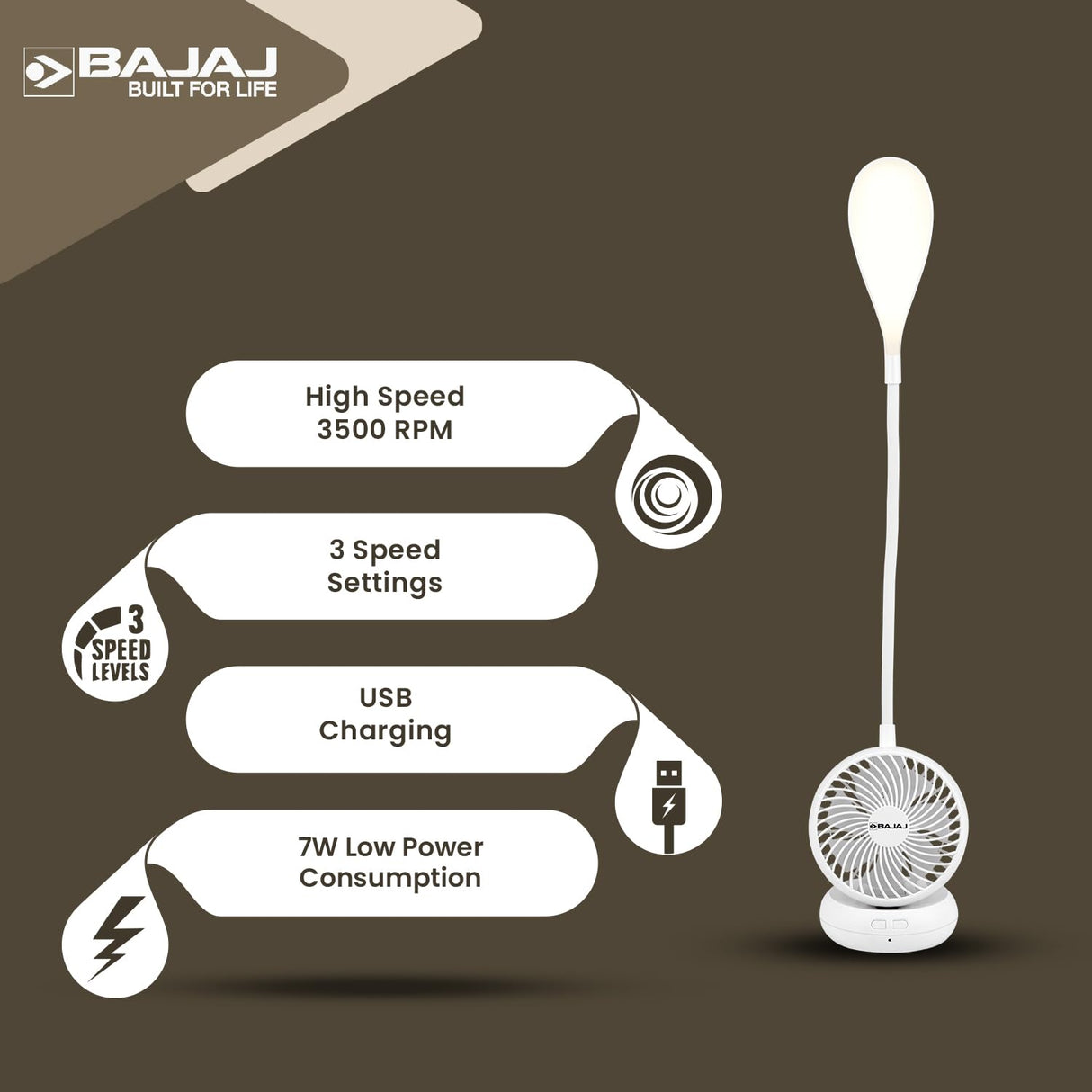 AirLight 85 mm Personal Fan