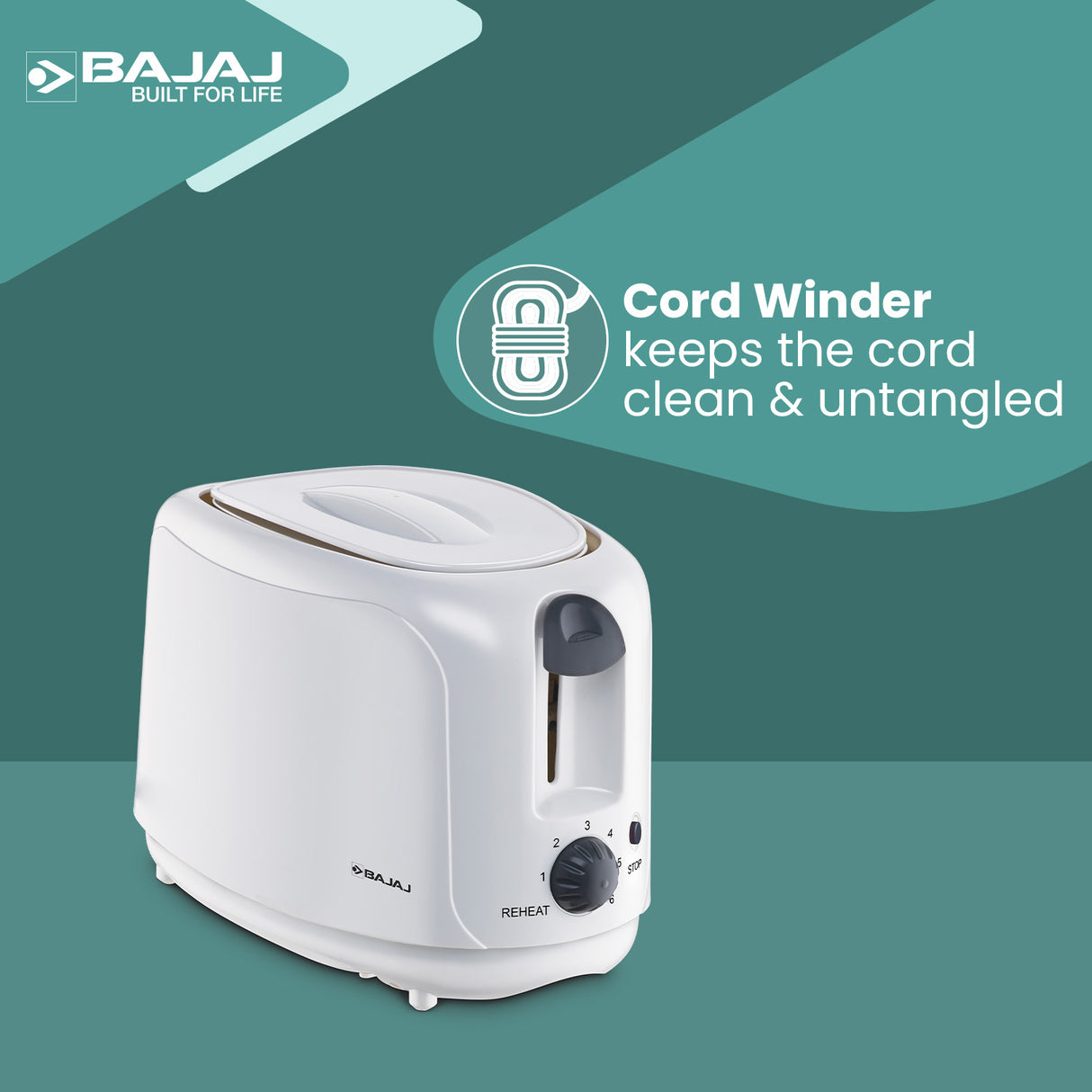 Bajaj ATX 4 - 2 Slice Pop up Toaster