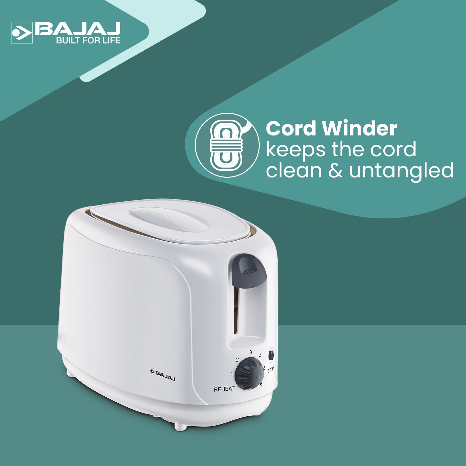 Bajaj ATX 4 - 2 Slice Pop up Toaster