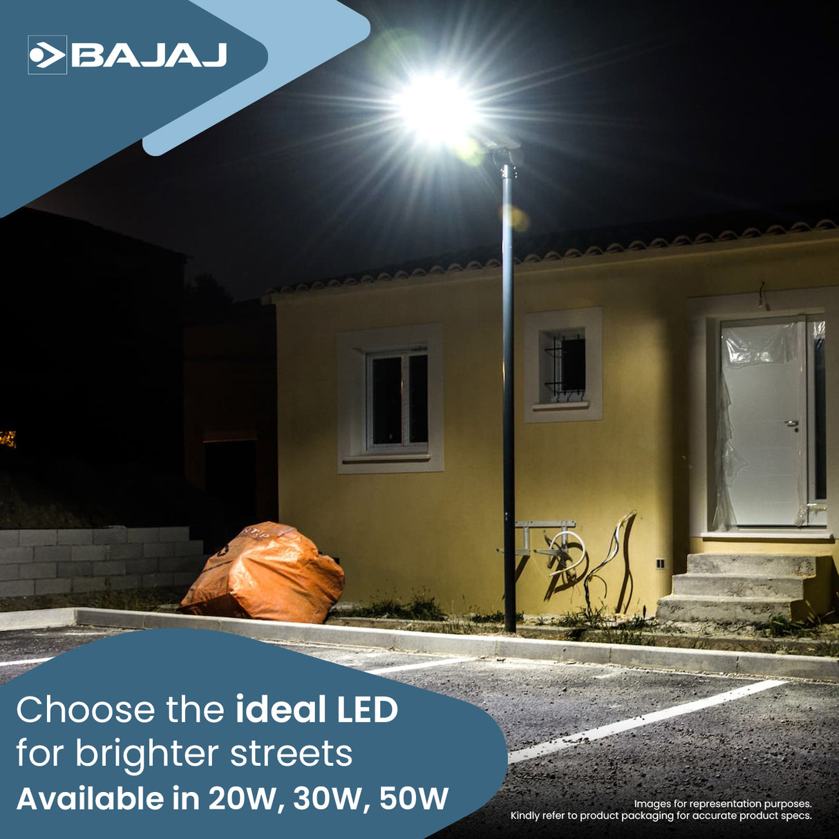 BAJAJ ROBUSTA LED FLOOD LIGHT CCT