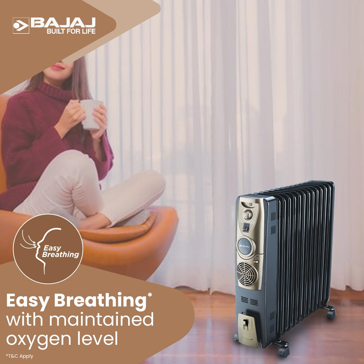 Bajaj Majesty RH Plus OFR Room Heater