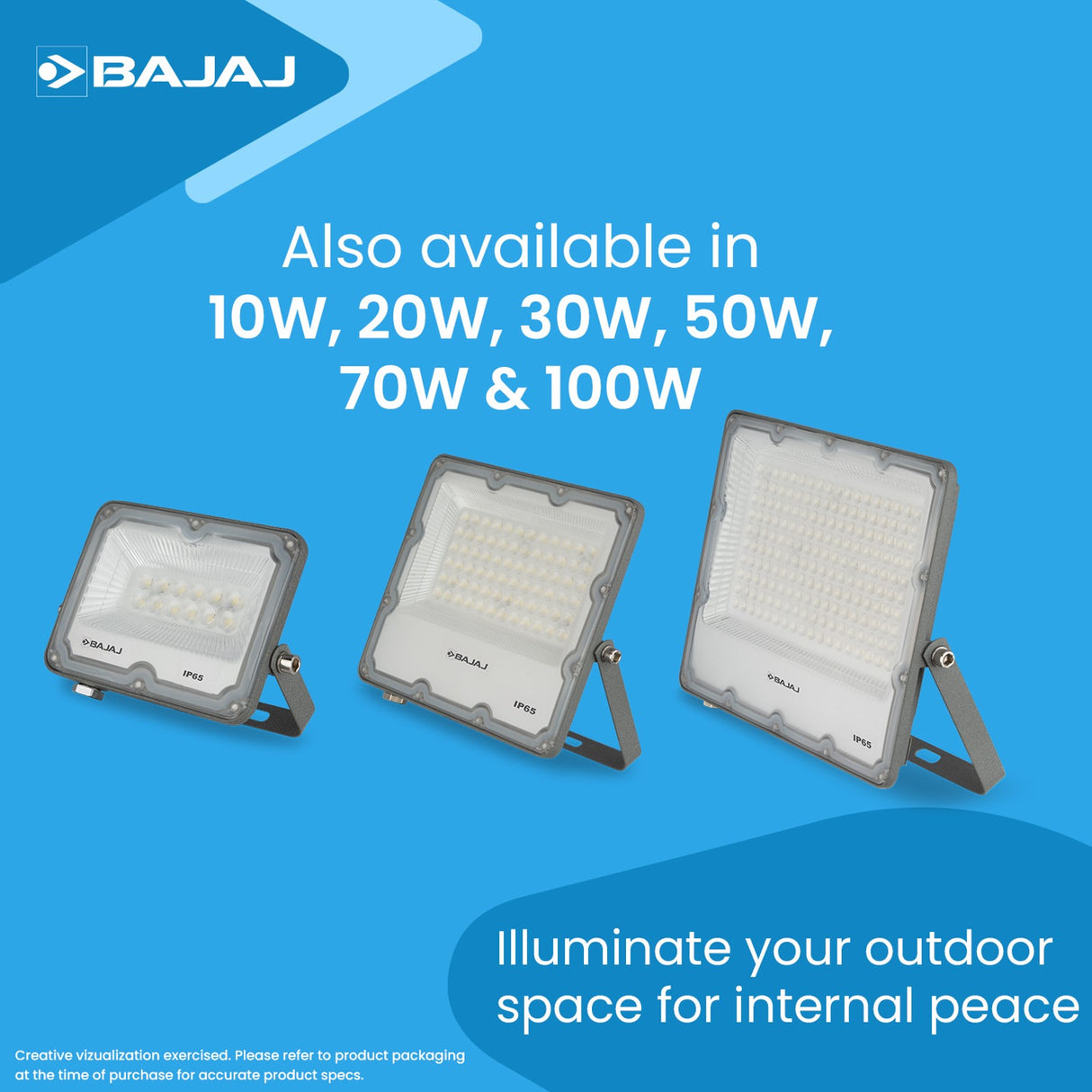 BAJAJ ROBUSTA LED FLOOD LIGHT CCT