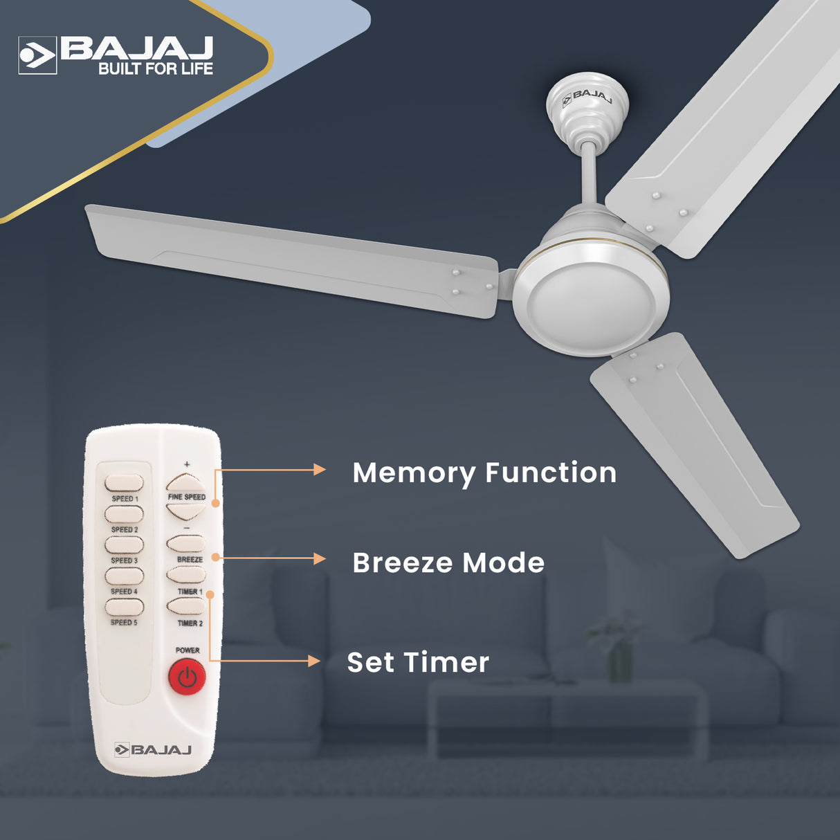 Frore Turbo BLDC 1200mm Ceiling Fan