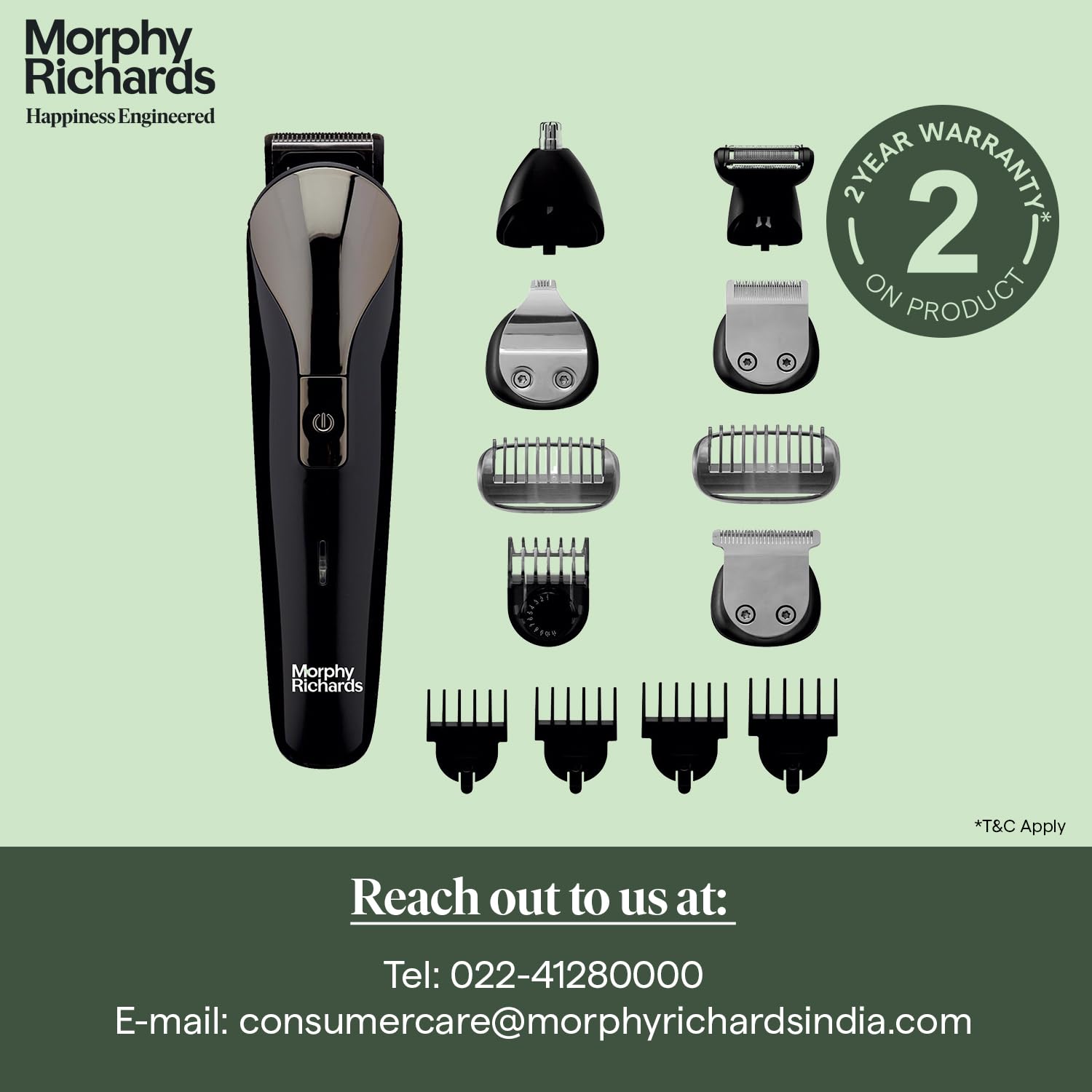 Morphy Richards Kingsman Pro 12-in-1 Body Groomer