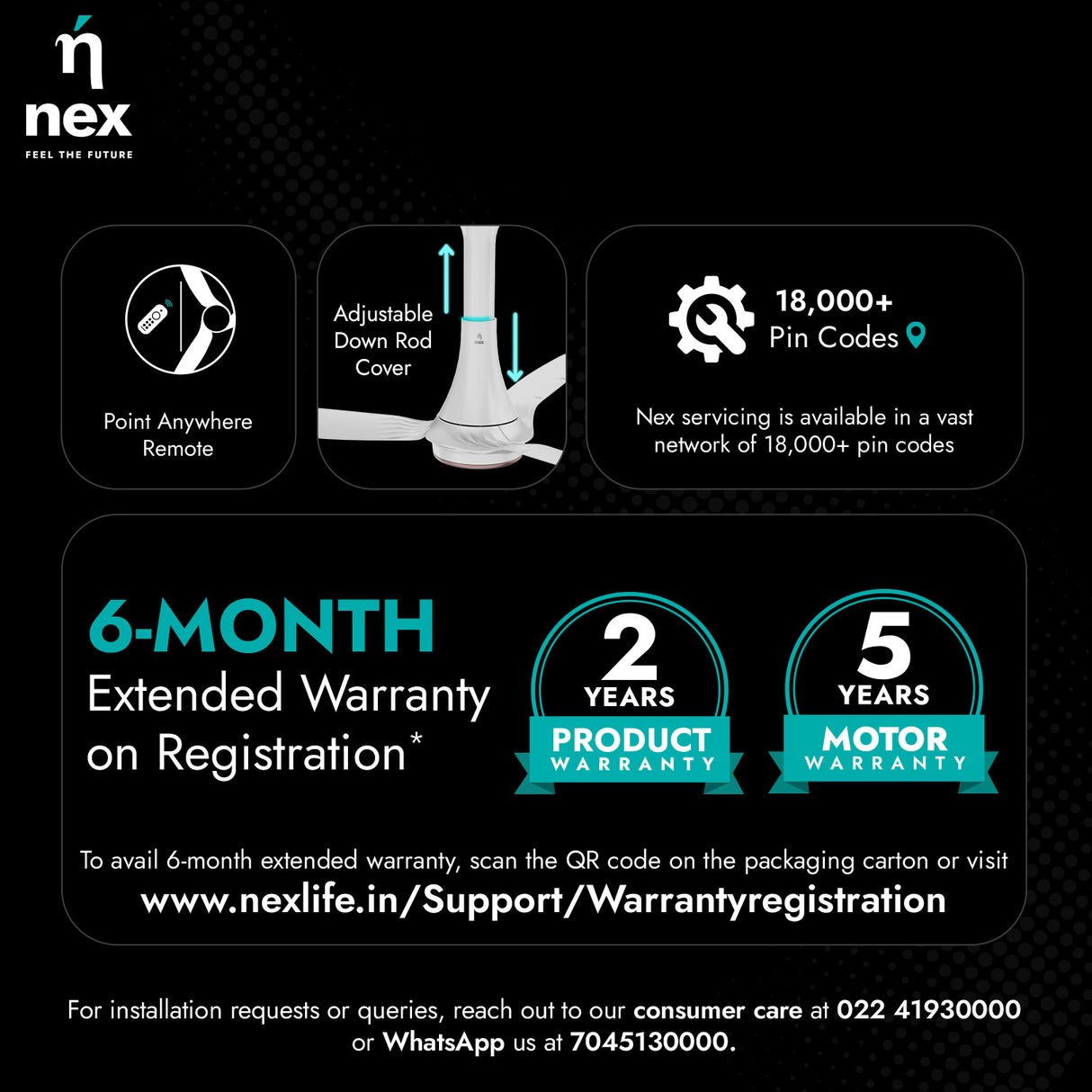 Nex Dryft A95 BLDC IoT