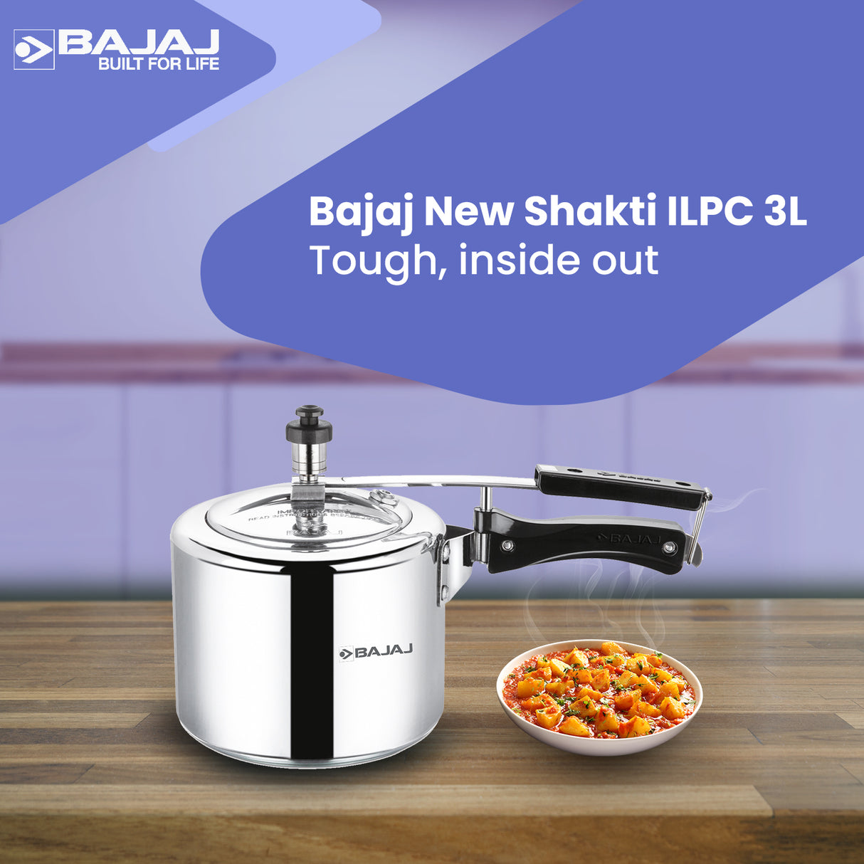 New Shakti Inner Lid Aluminium Pressure Cooker