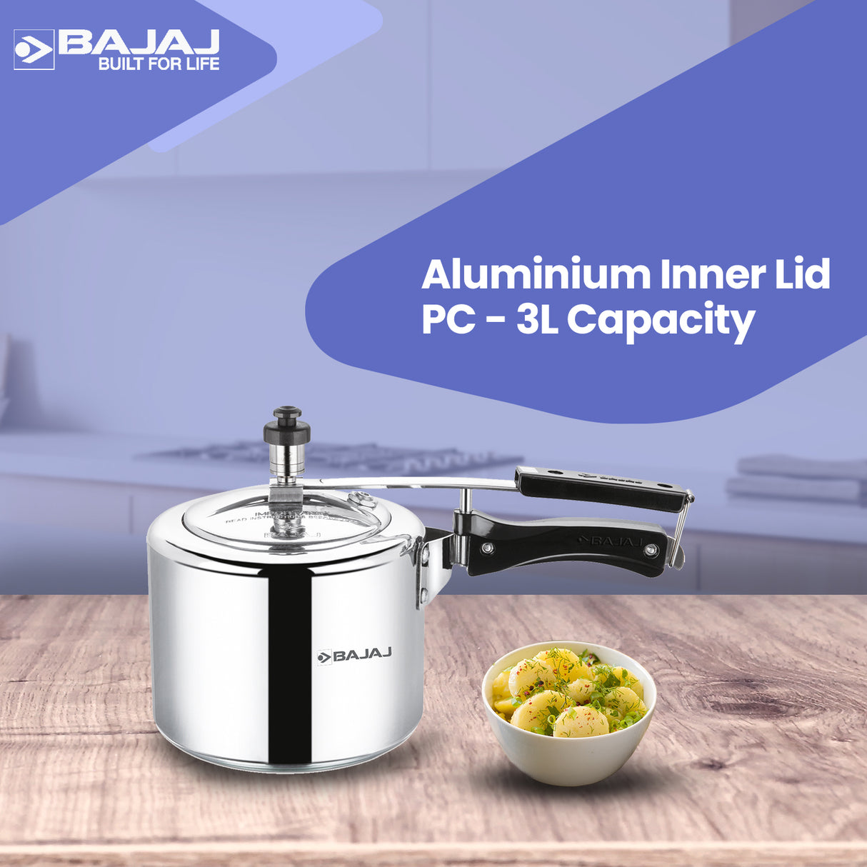 New Shakti Inner Lid Aluminium Pressure Cooker