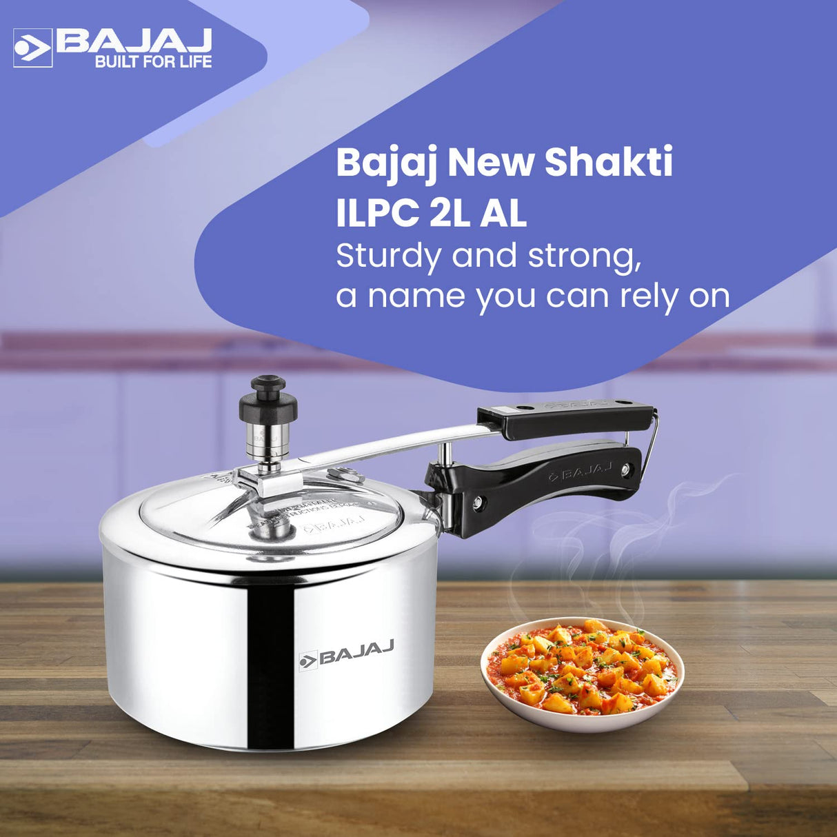 New Shakti Inner Lid Aluminium Pressure Cooker