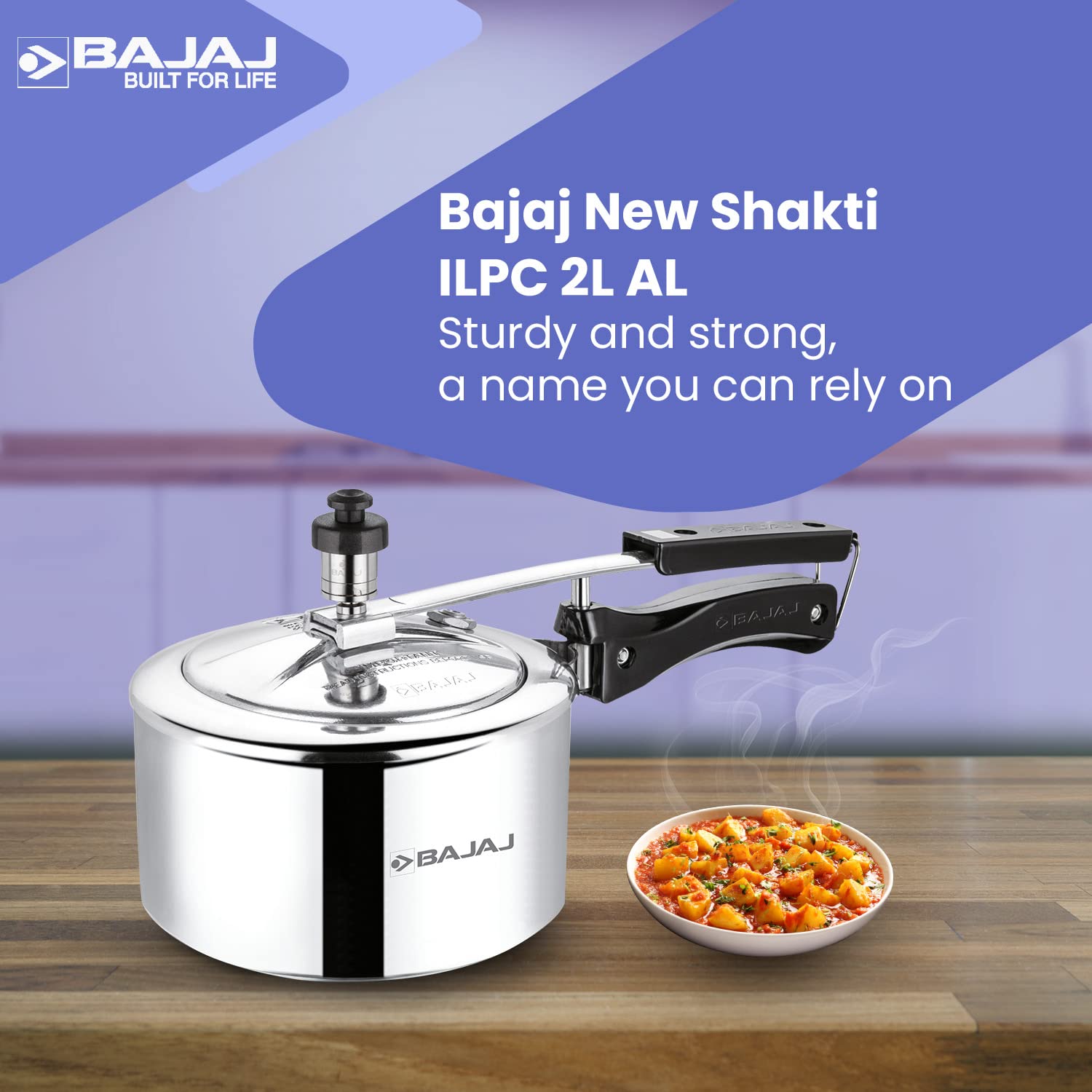 New Shakti Inner Lid Aluminium Pressure Cooker