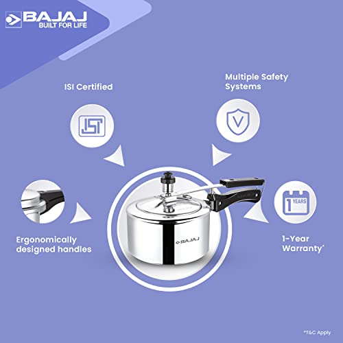 New Shakti Inner Lid Aluminium Pressure Cooker