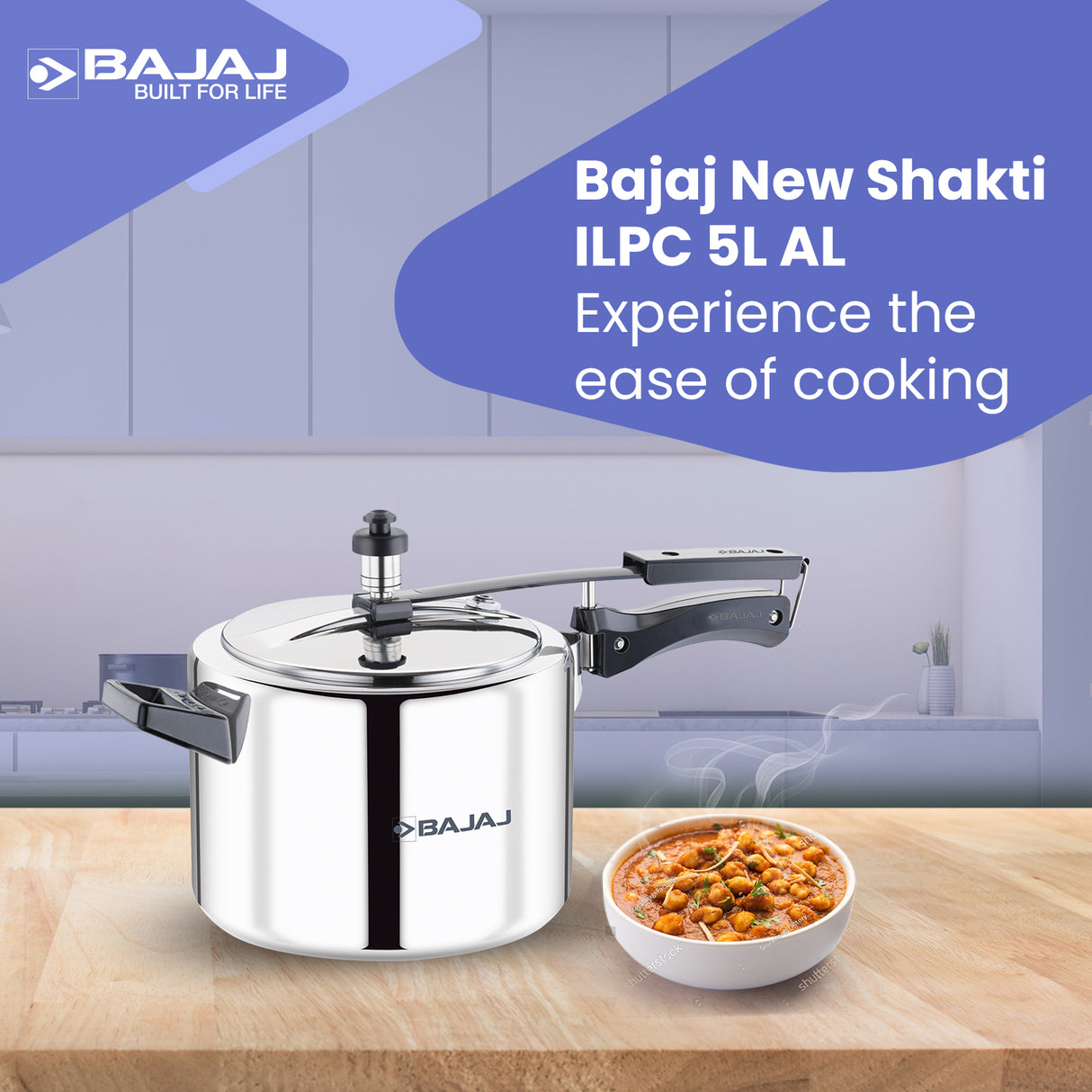 New Shakti Inner Lid Aluminium Pressure Cooker