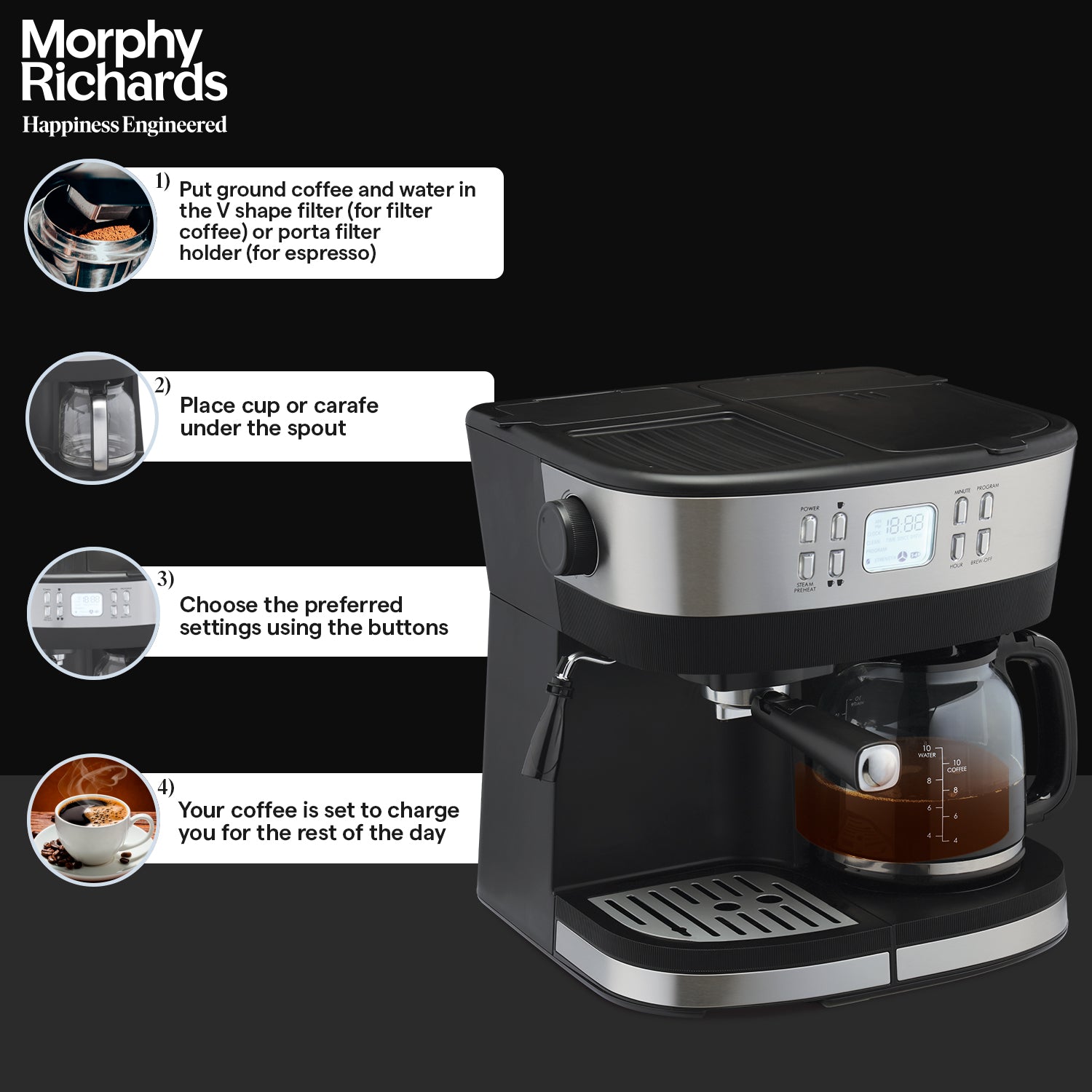 DuoPresso 2-in-1 Coffee Maker
