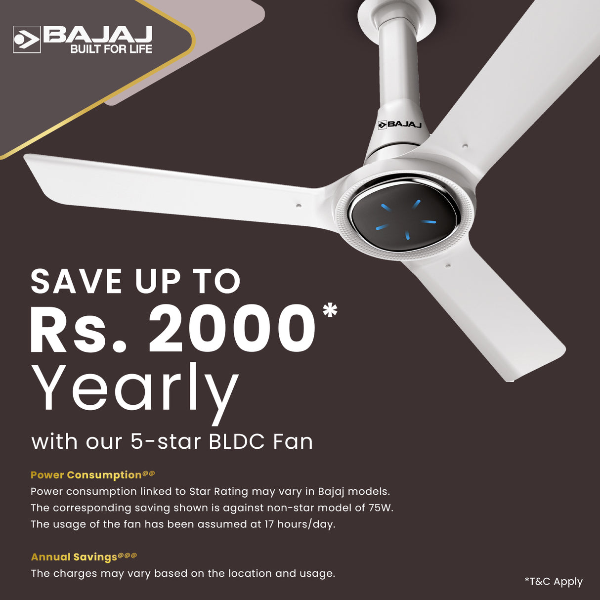 Eurostos 1200mm Ceiling Fan