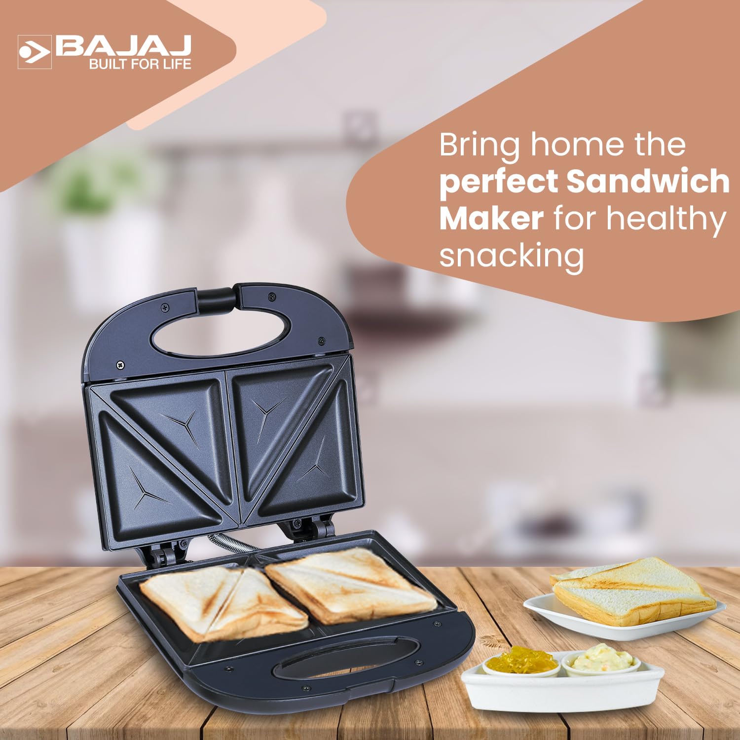 Bajaj SWX 3 Deluxe Sandwich Toaster