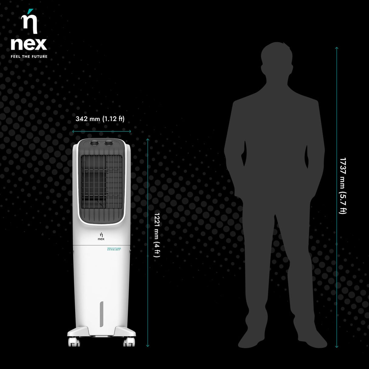 NEX TAC T1 40L Tower Cooler