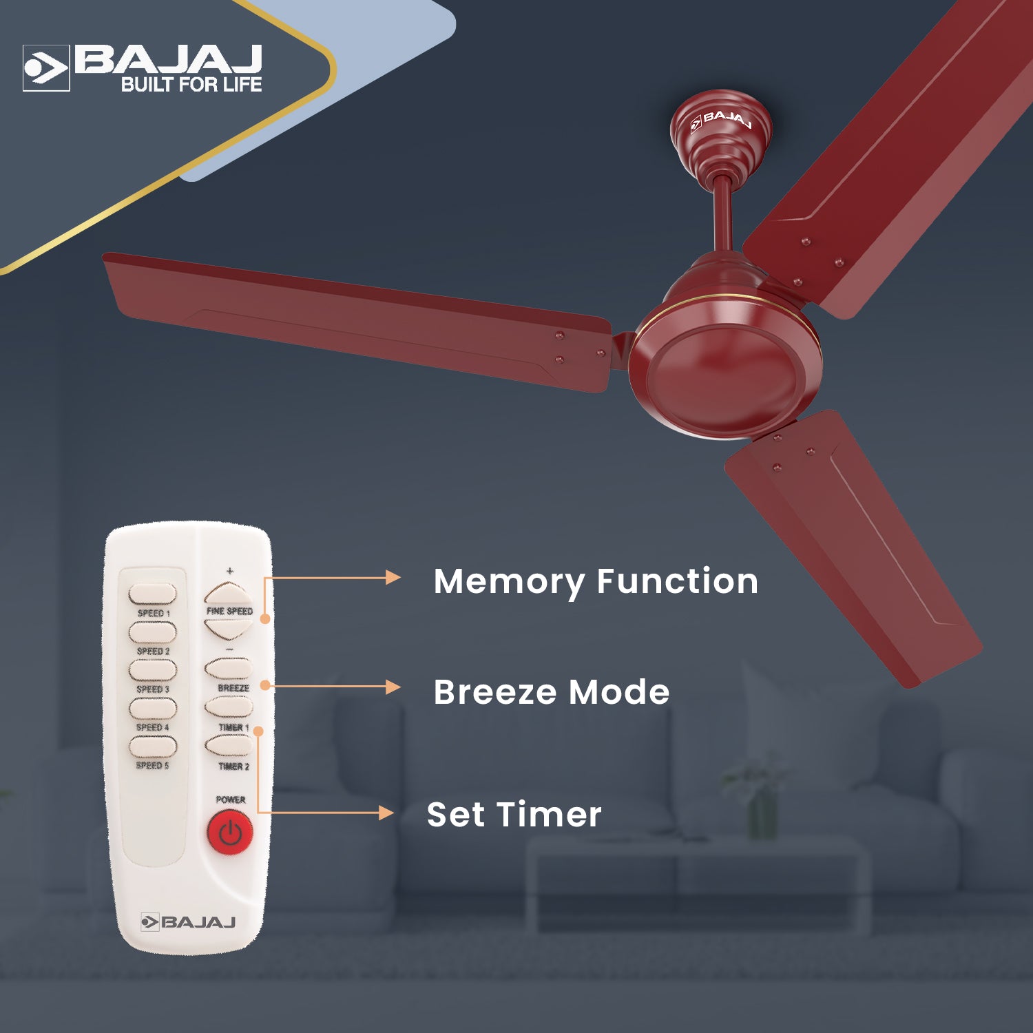 Frore Turbo BLDC 1200mm Ceiling Fan