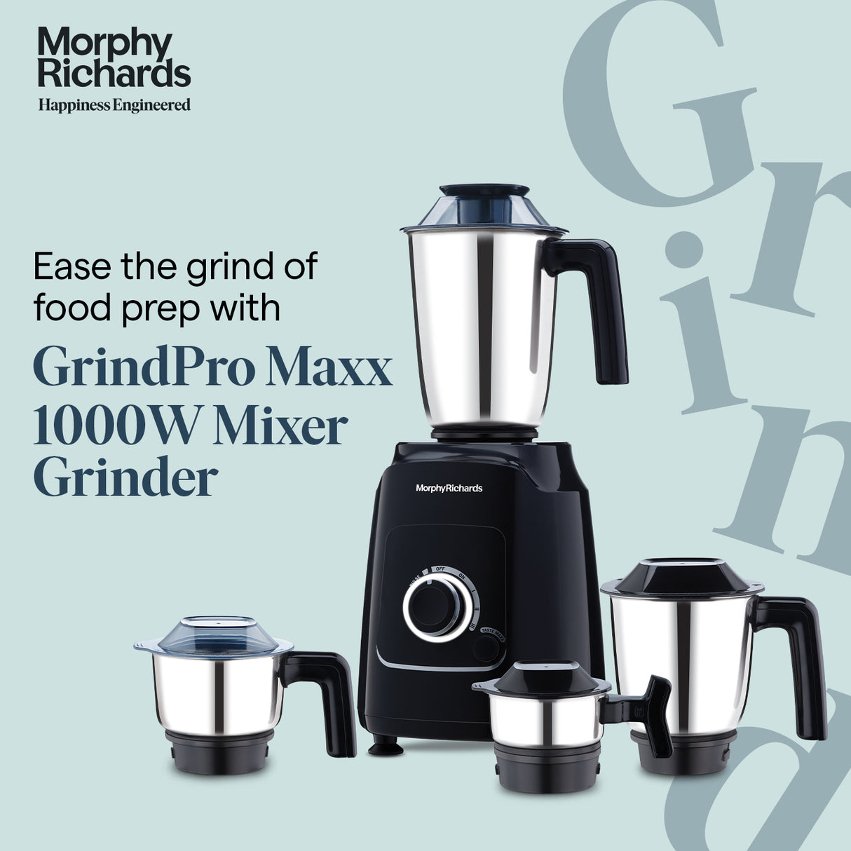 Morphy Richards GrindPro Maxx 1000W Mixer Grinder