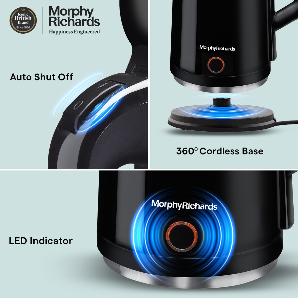 Black Beauty 1.5 L Kettle