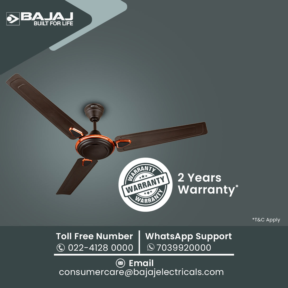 Crest Deco Turbo 1200 mm Ceiling Fan