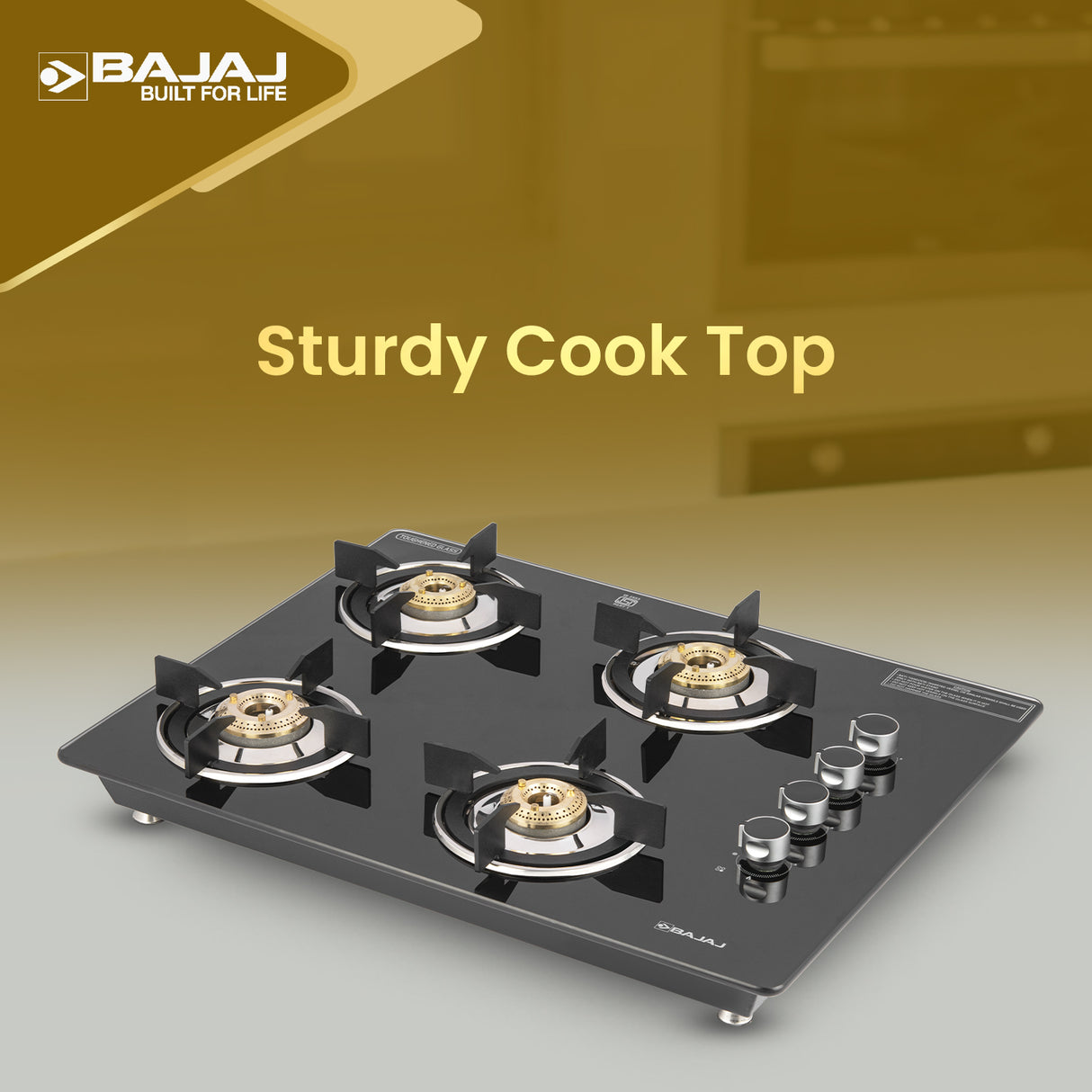 Bajaj 4BRGP8 Neo Dual Hob Top