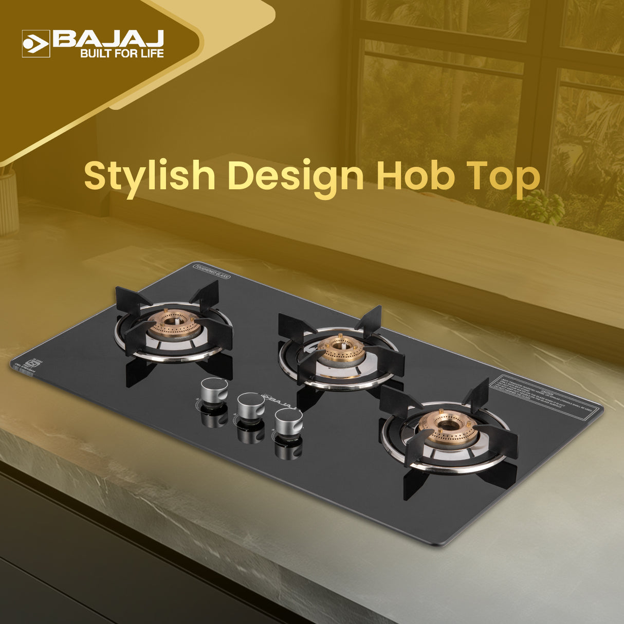 Bajaj 3BRGP8 Neo Dual Hob Top