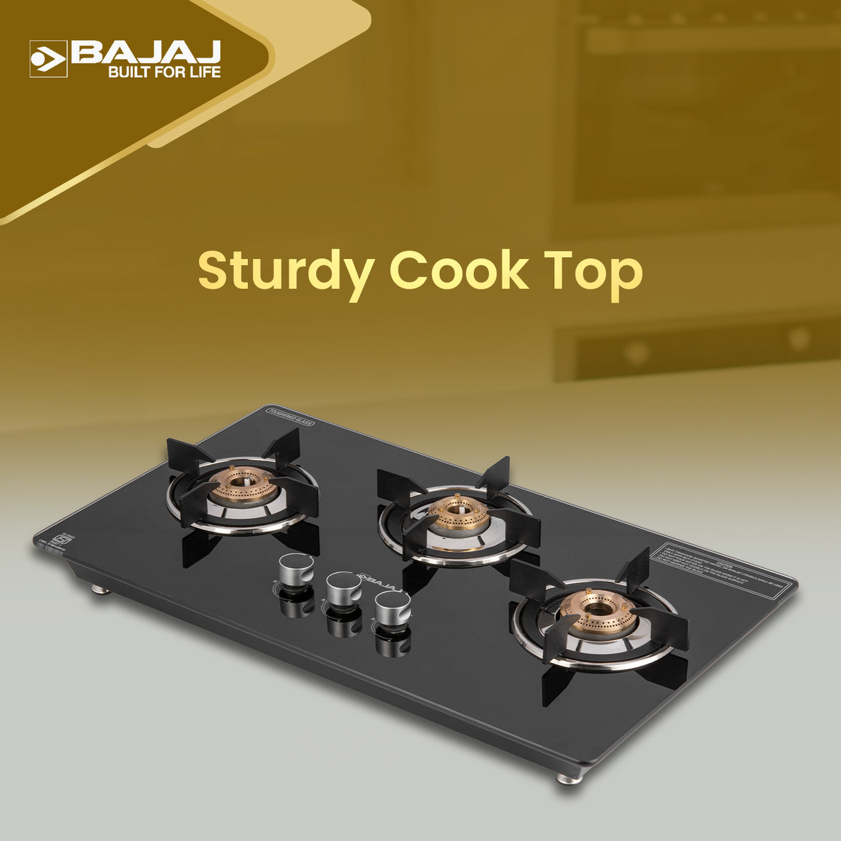 Bajaj 3BRGP8 Neo Dual Hob Top